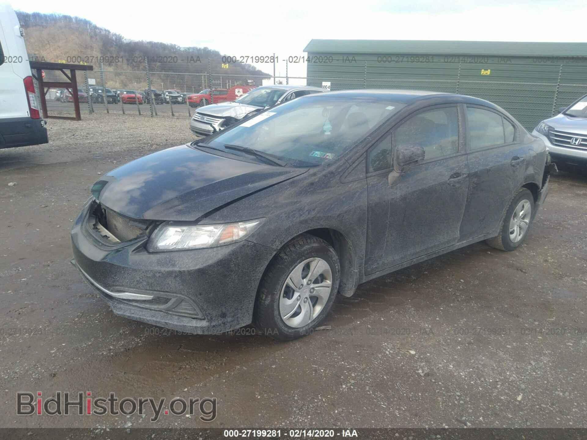 2014 HONDA CIVIC - VIN: 19XFB2F58EE200383 - Фото 2