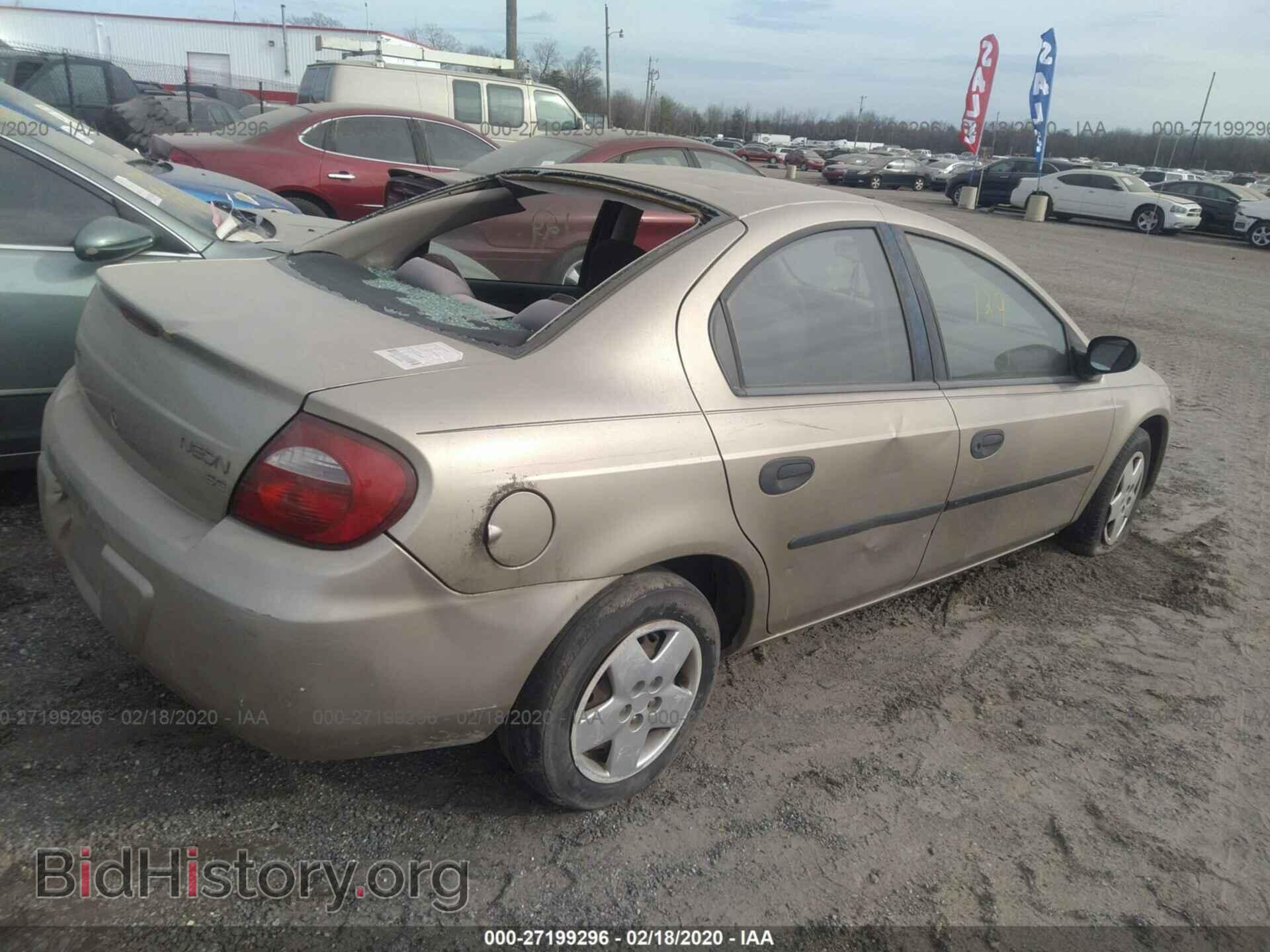 2003 DODGE NEON - VIN: 1B3ES26C73D221932 - Фото 4
