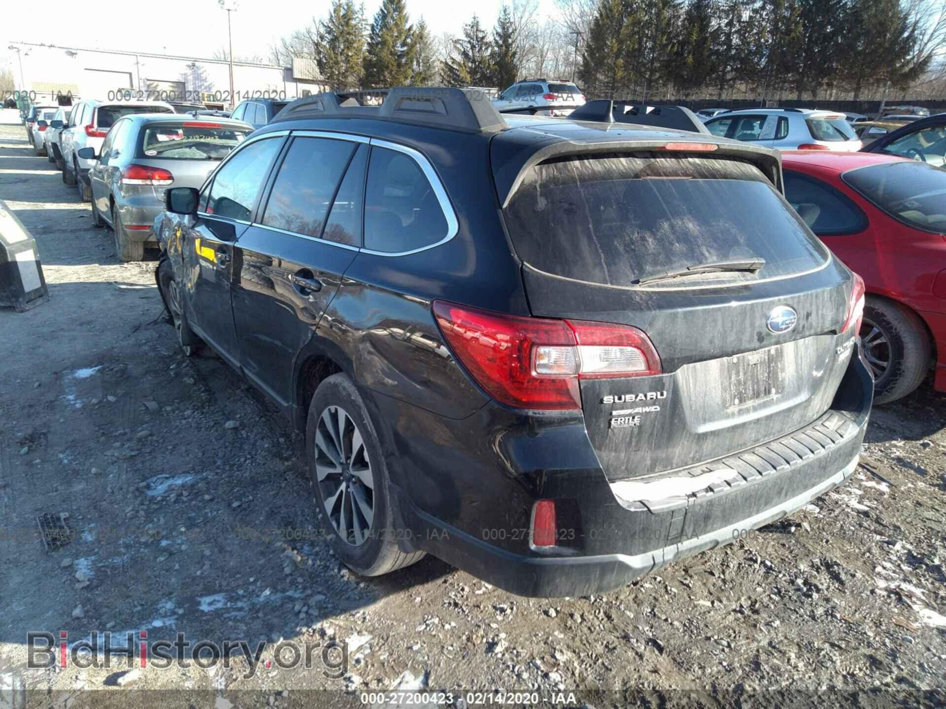 2016 SUBARU OUTBACK - VIN: 4S4BSANC0G3264965 - Фото 3