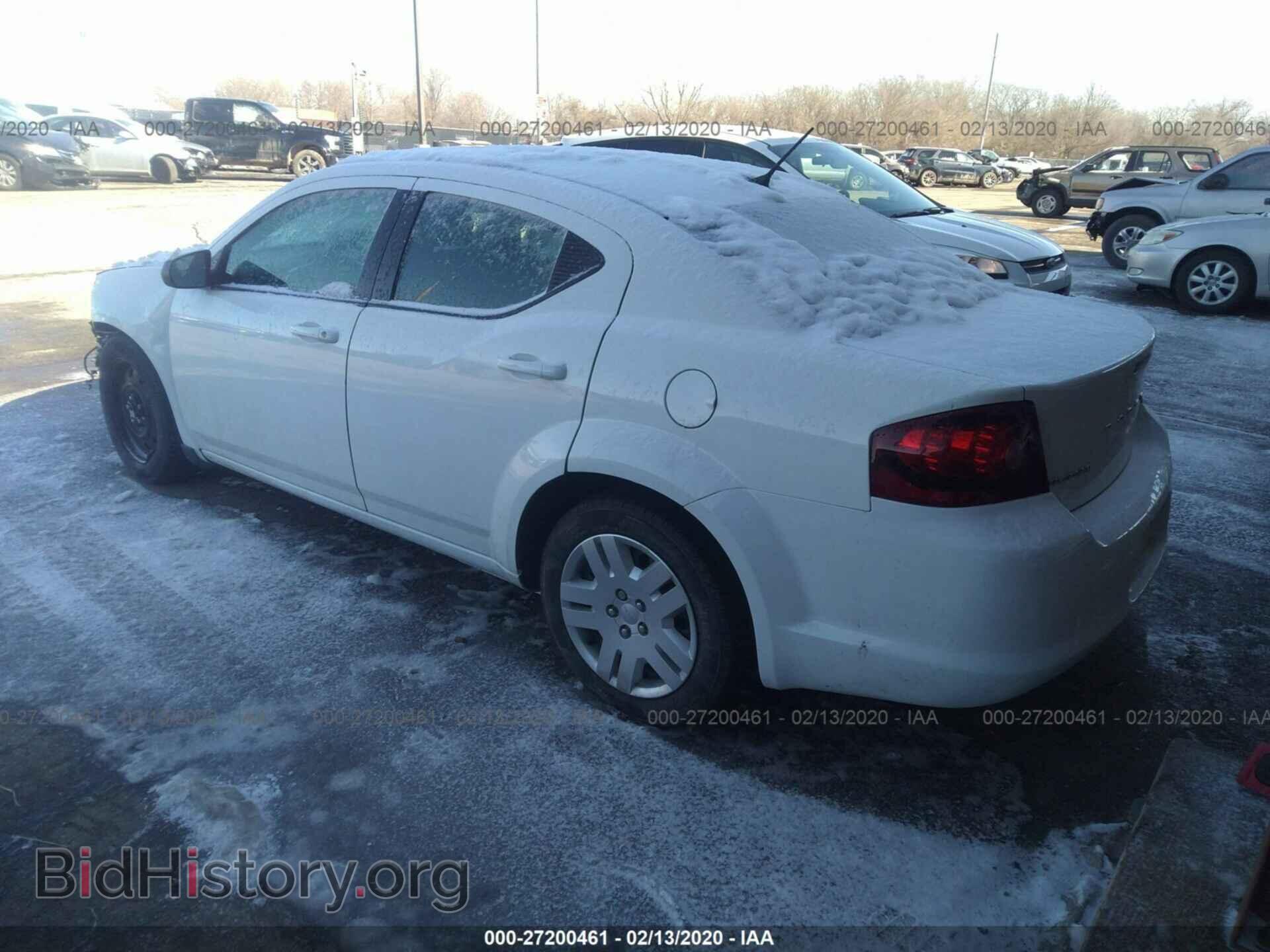 2014 DODGE AVENGER - VIN: 1C3CDZAB2EN147554 - Фото 3