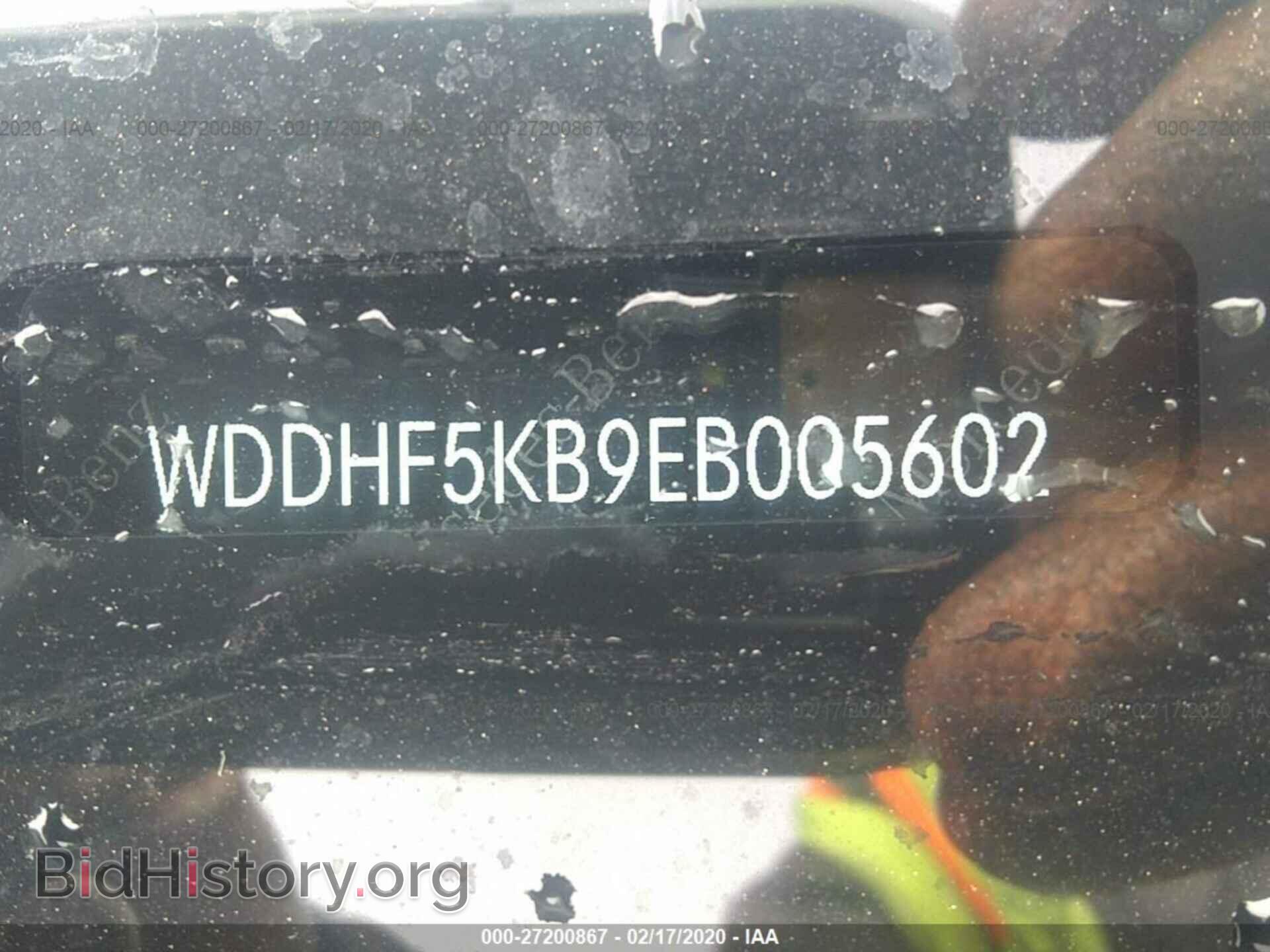 2014 MERCEDES-BENZ E - VIN: WDDHF5KB9EB005602 - Фото 9