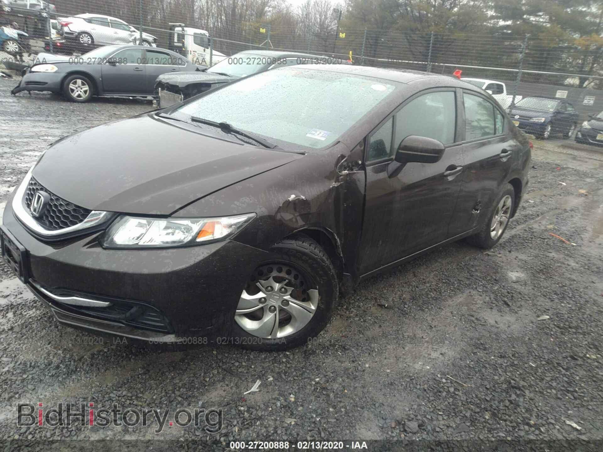 2014 HONDA CIVIC - VIN: 2HGFB2F53EH503688 - Фото 2