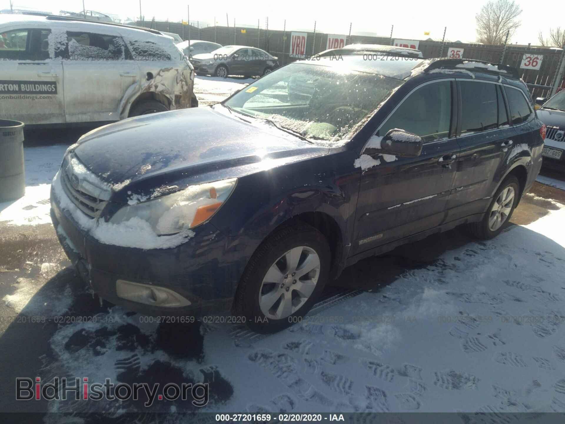 2011 SUBARU OUTBACK - VIN: 4S4BRBCC9B3433510 - Фото 2