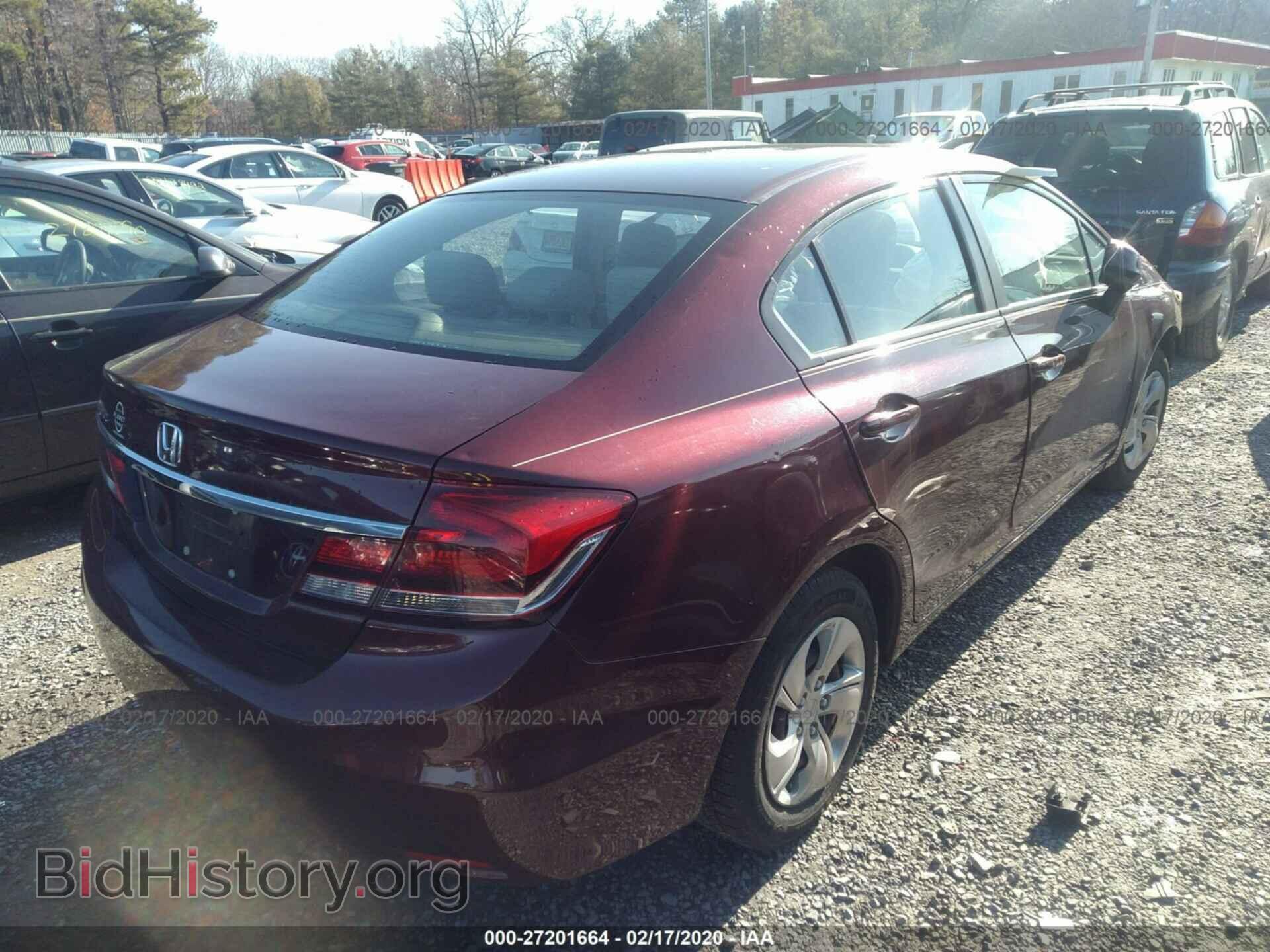 2013 HONDA CIVIC - VIN: 19XFB2F53DE231930 - Фото 4