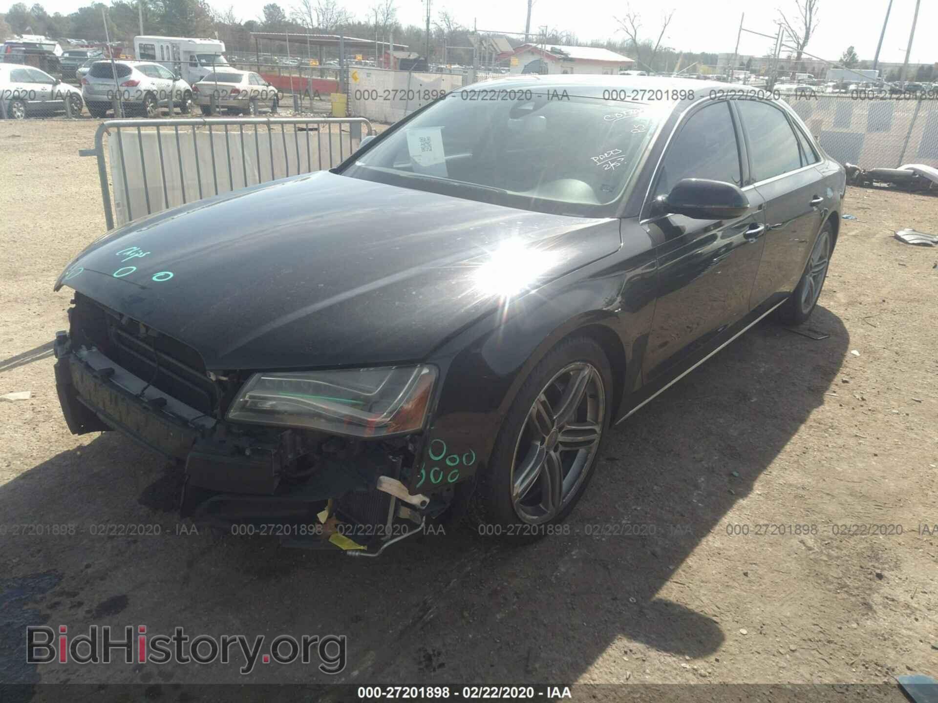 2013 AUDI A8 - VIN: WAURGAFD4DN001399 - Фото 2