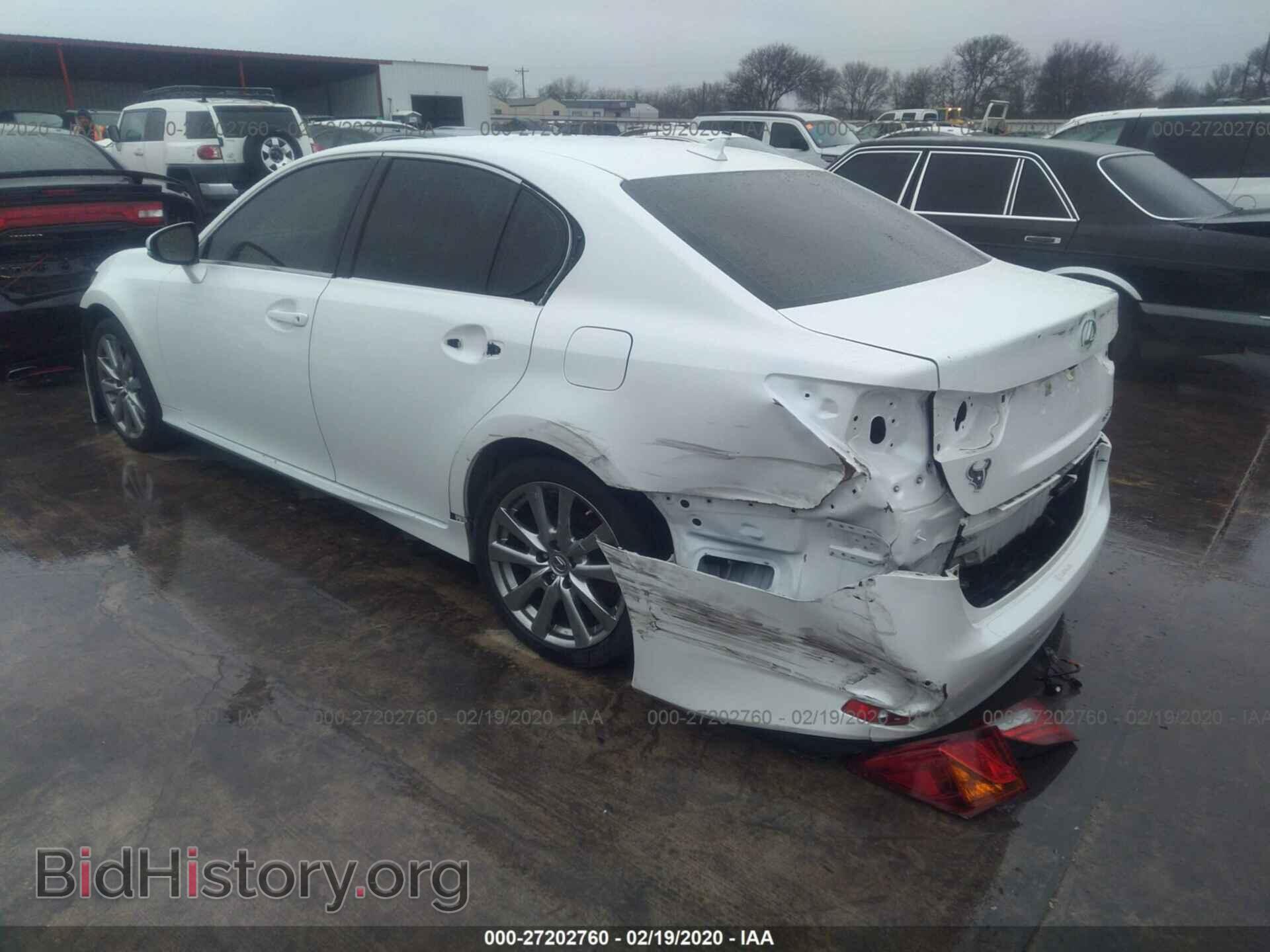 2013 LEXUS GS - VIN: JTHBE1BL8D5010709 - Фото 3