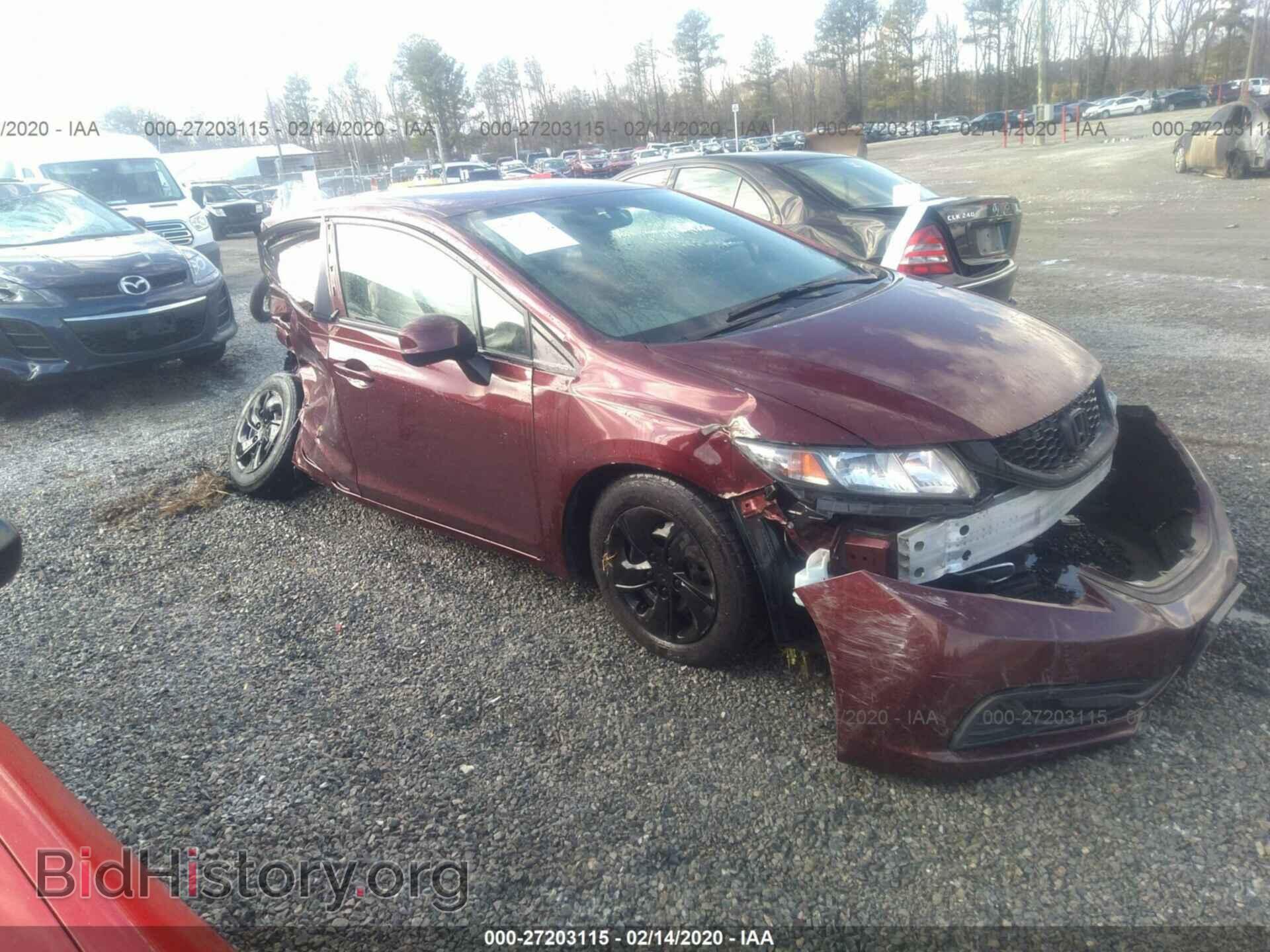 Фотография 2HGFB2F54DH560626 - HONDA CIVIC 2013