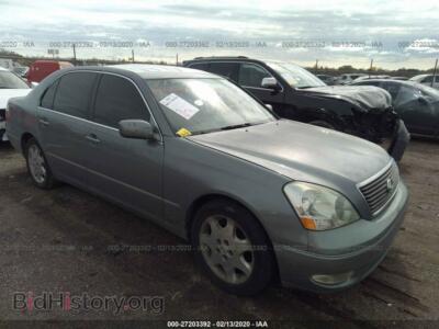 2003 Lexus LS 430, gray — VIN JTHBN30F030111537, IAAI