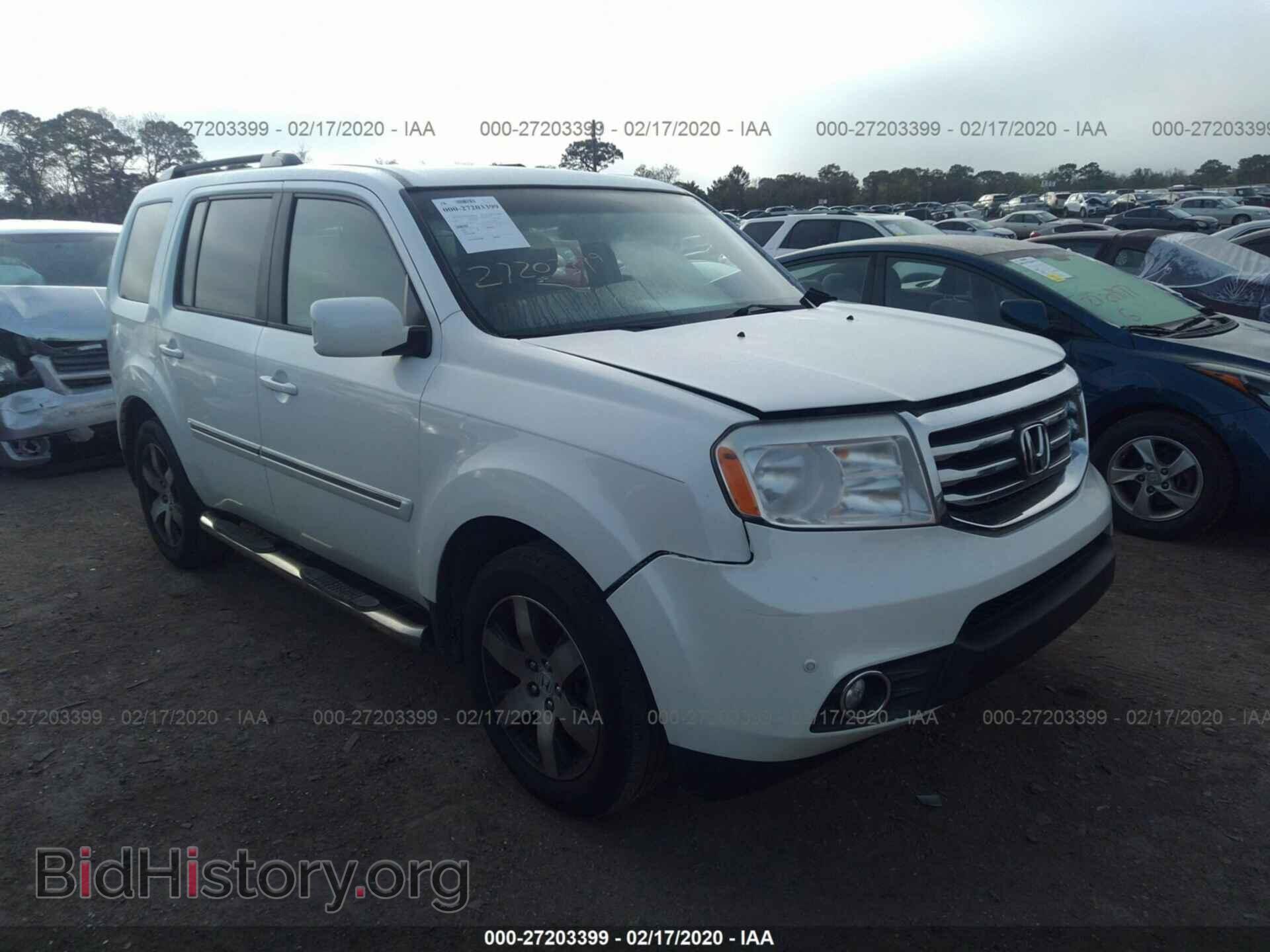 Photo 5FNYF3H91CB030331 - HONDA PILOT 2012