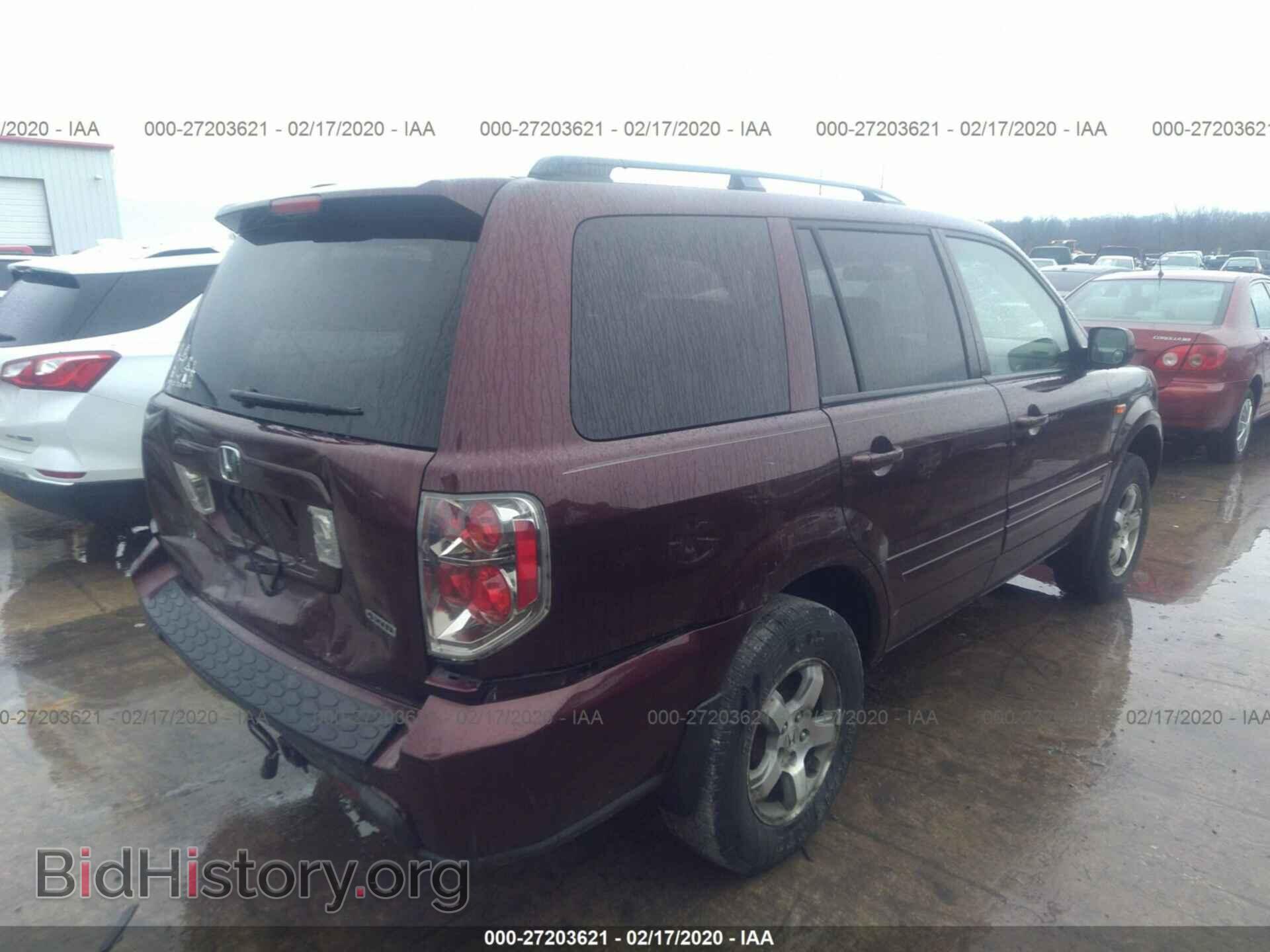 2007 HONDA PILOT - VIN: 2HKYF18407H511106 - Photo 4
