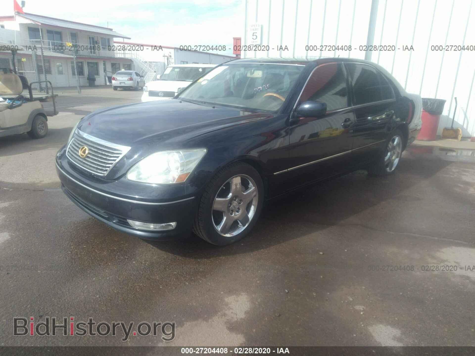 2005 LEXUS LS - VIN: JTHBN36F550175616 - Фото 2