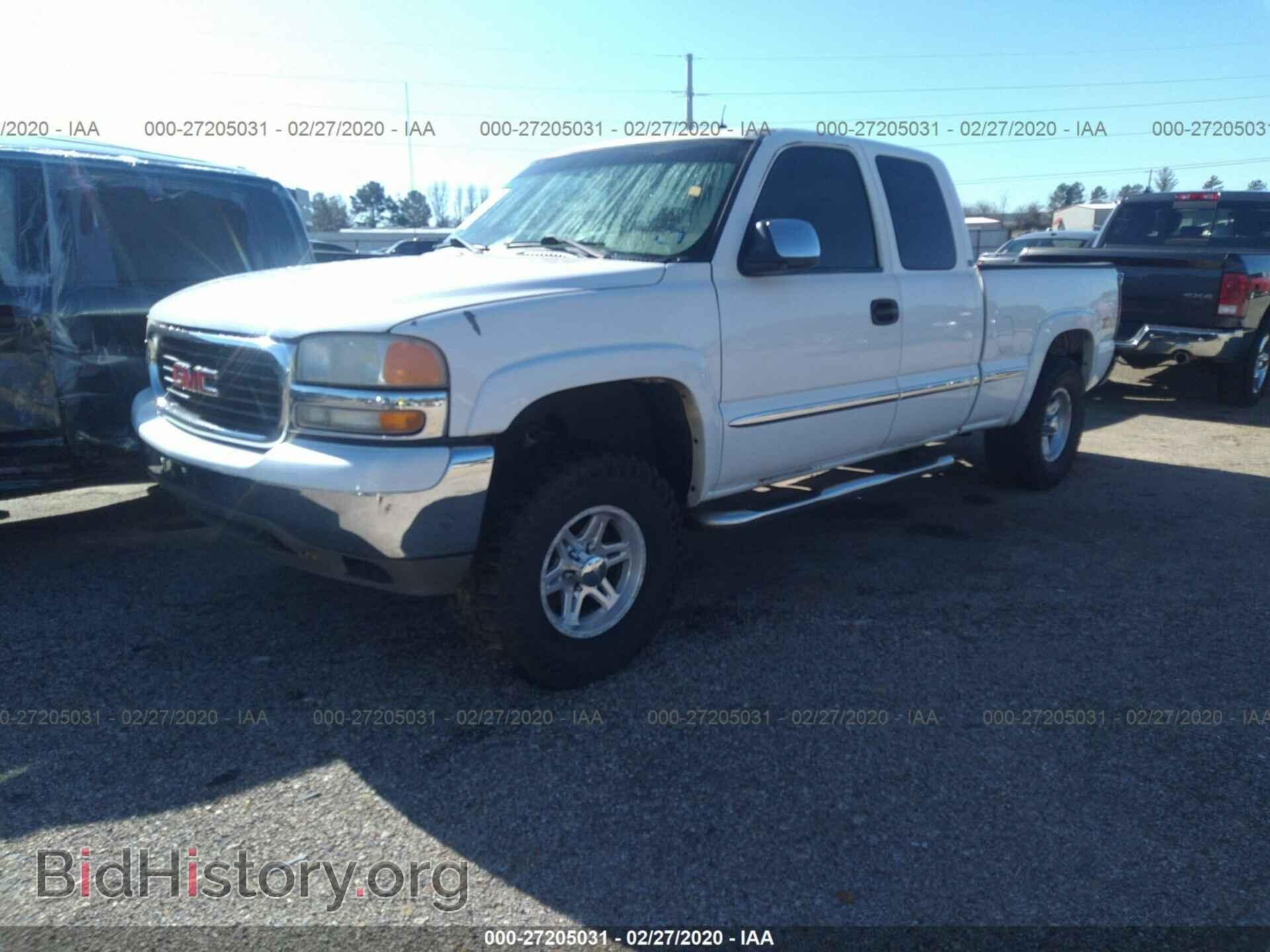 2001 GMC NEW SIERRA - VIN: 2GTEK19TX11364337 - Фото 2