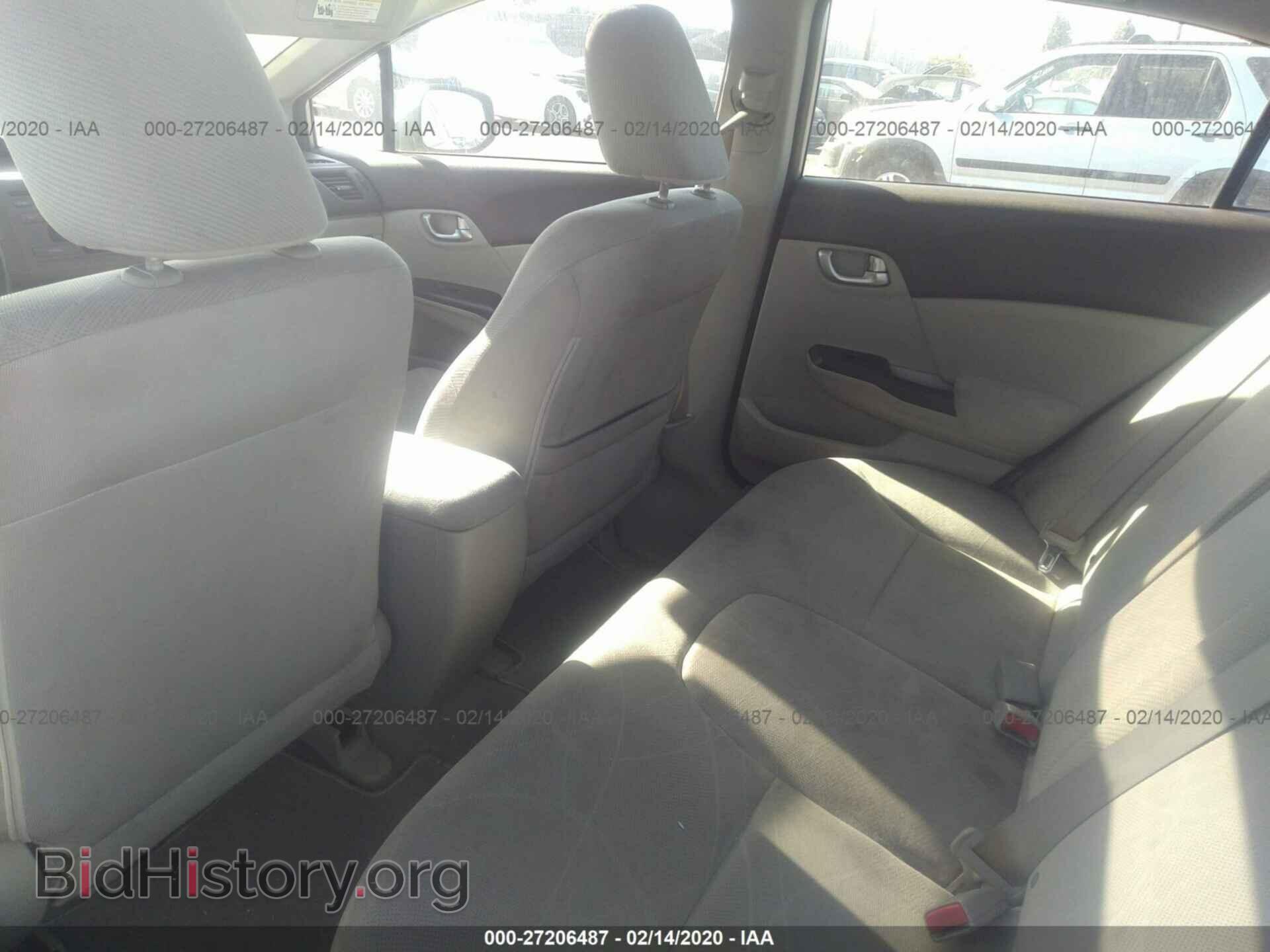 2012 HONDA CIVIC - VIN: 19XFB2F85CE358008 - Фото 8
