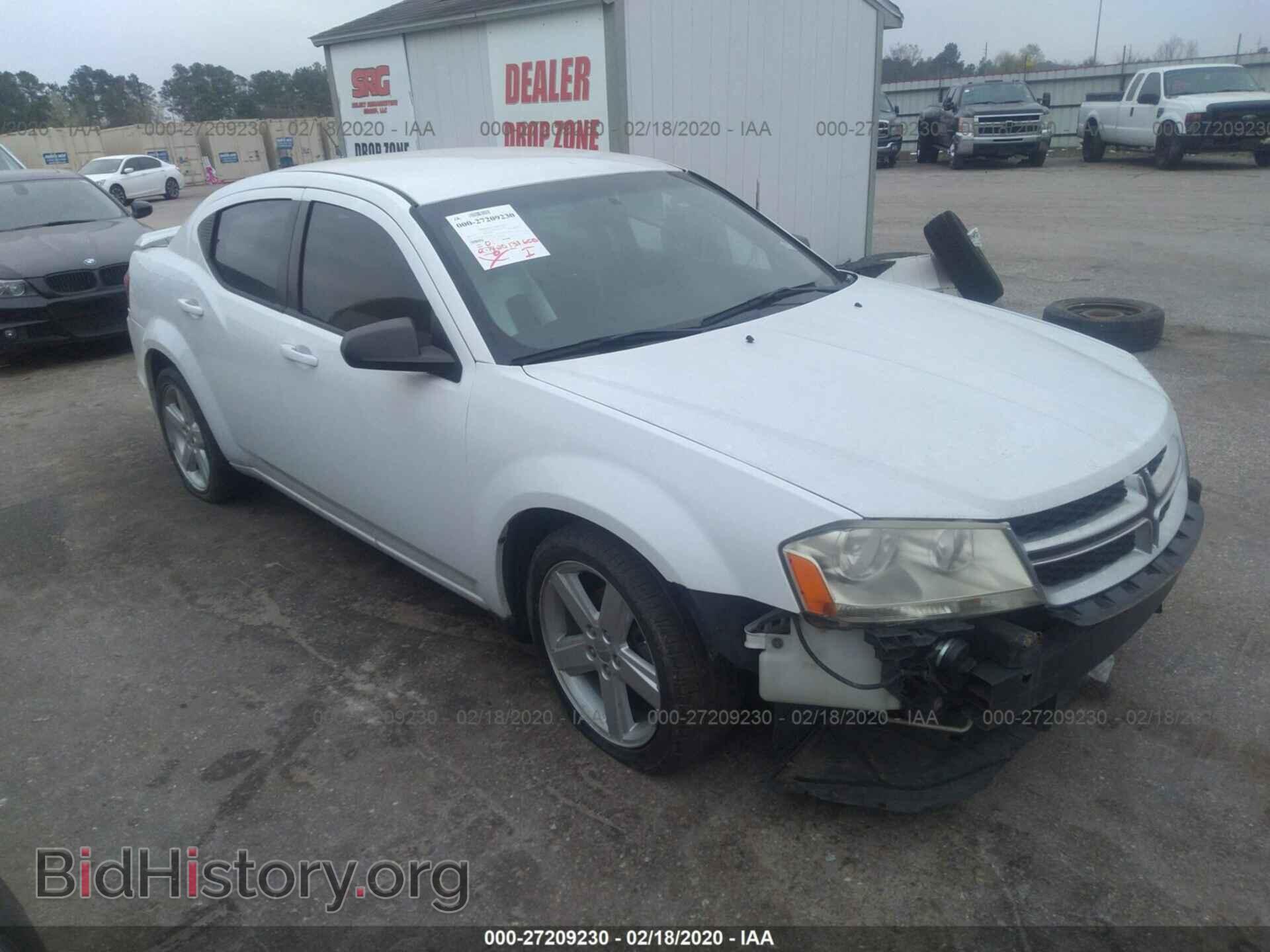 Photo 1C3CDZAB6DN535434 - DODGE AVENGER 2013