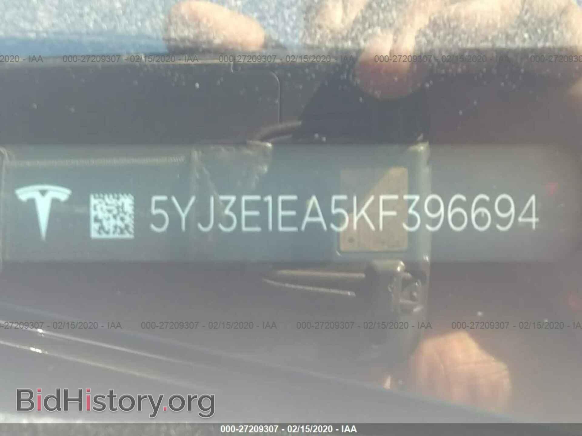 2019 TESLA MODEL 3 - VIN: 5YJ3E1EA5KF396694 - Photo 9