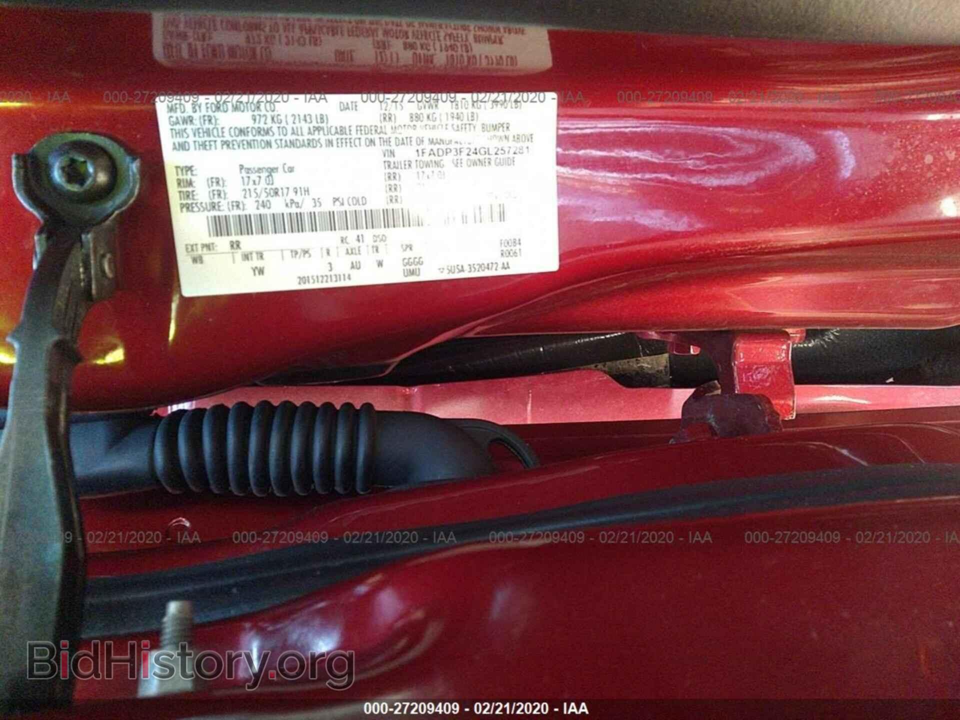 2016 FORD FOCUS - VIN: 1FADP3F24GL257281 - Photo 9