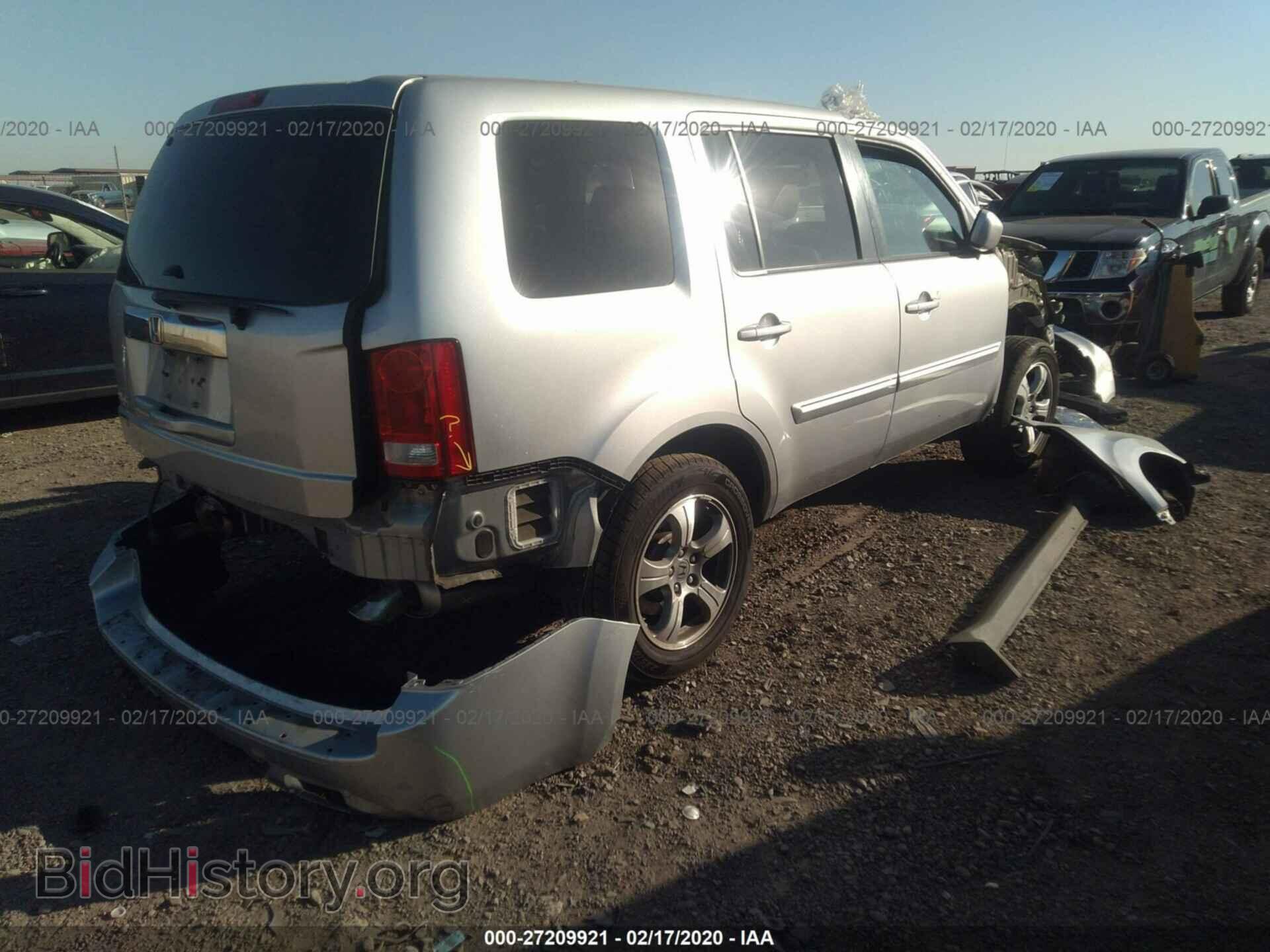 2014 HONDA PILOT - VIN: 5FNYF3H51EB014324 - Фото 4