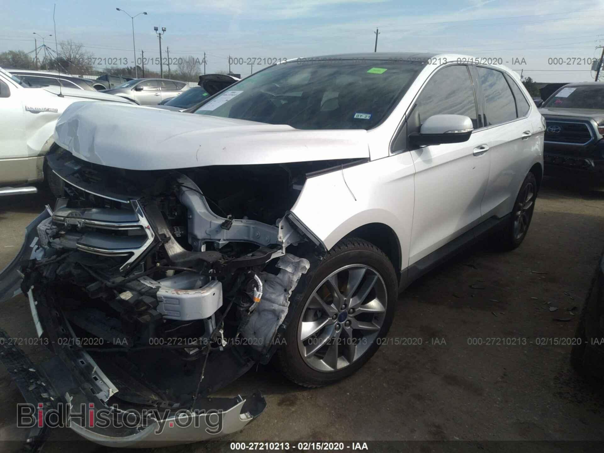 2015 FORD EDGE - VIN: 2FMTK3K84FBC03391 - Фото 2
