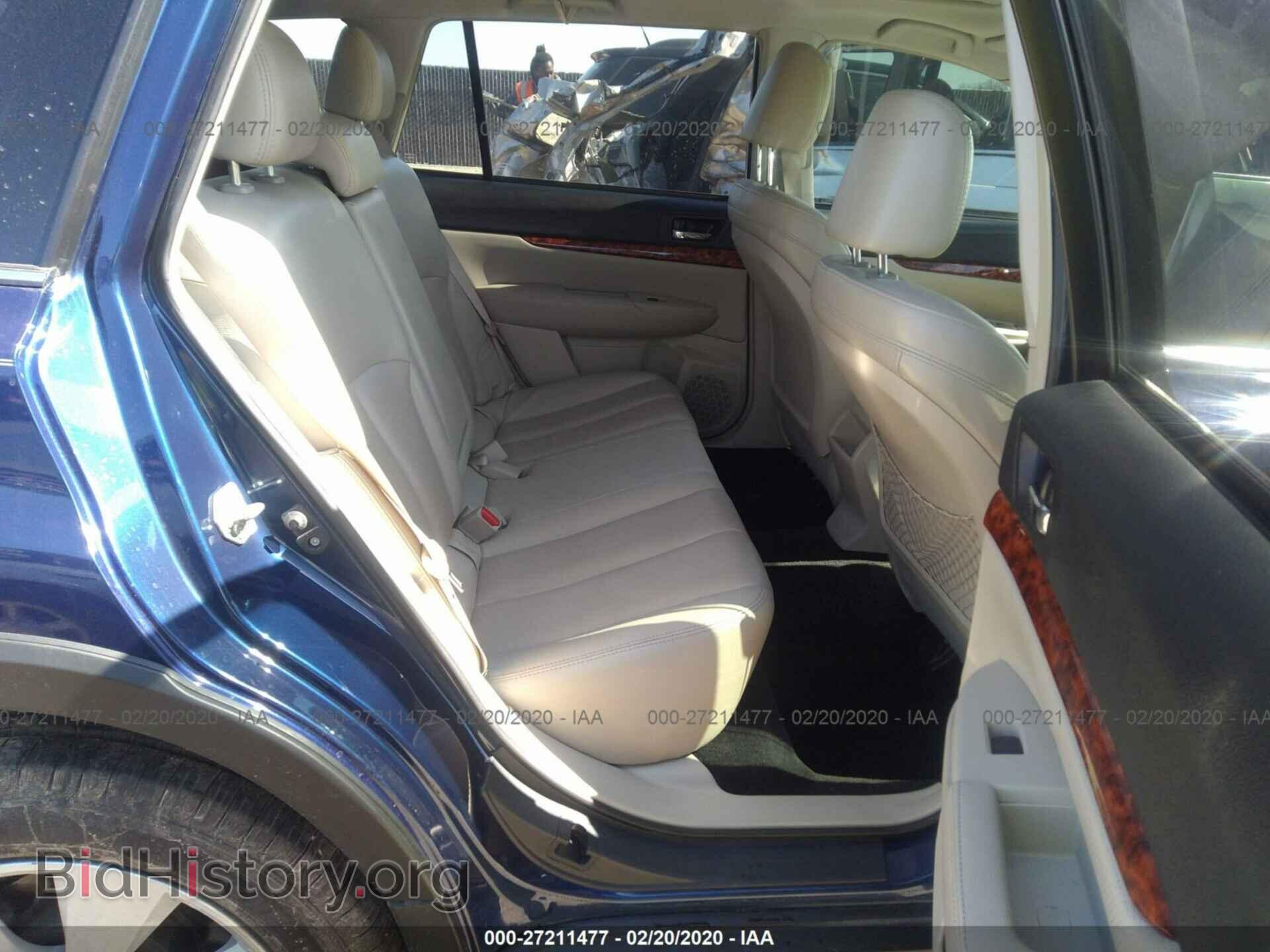 2011 SUBARU OUTBACK - VIN: 4S4BREKC1B2394968 - Фото 8