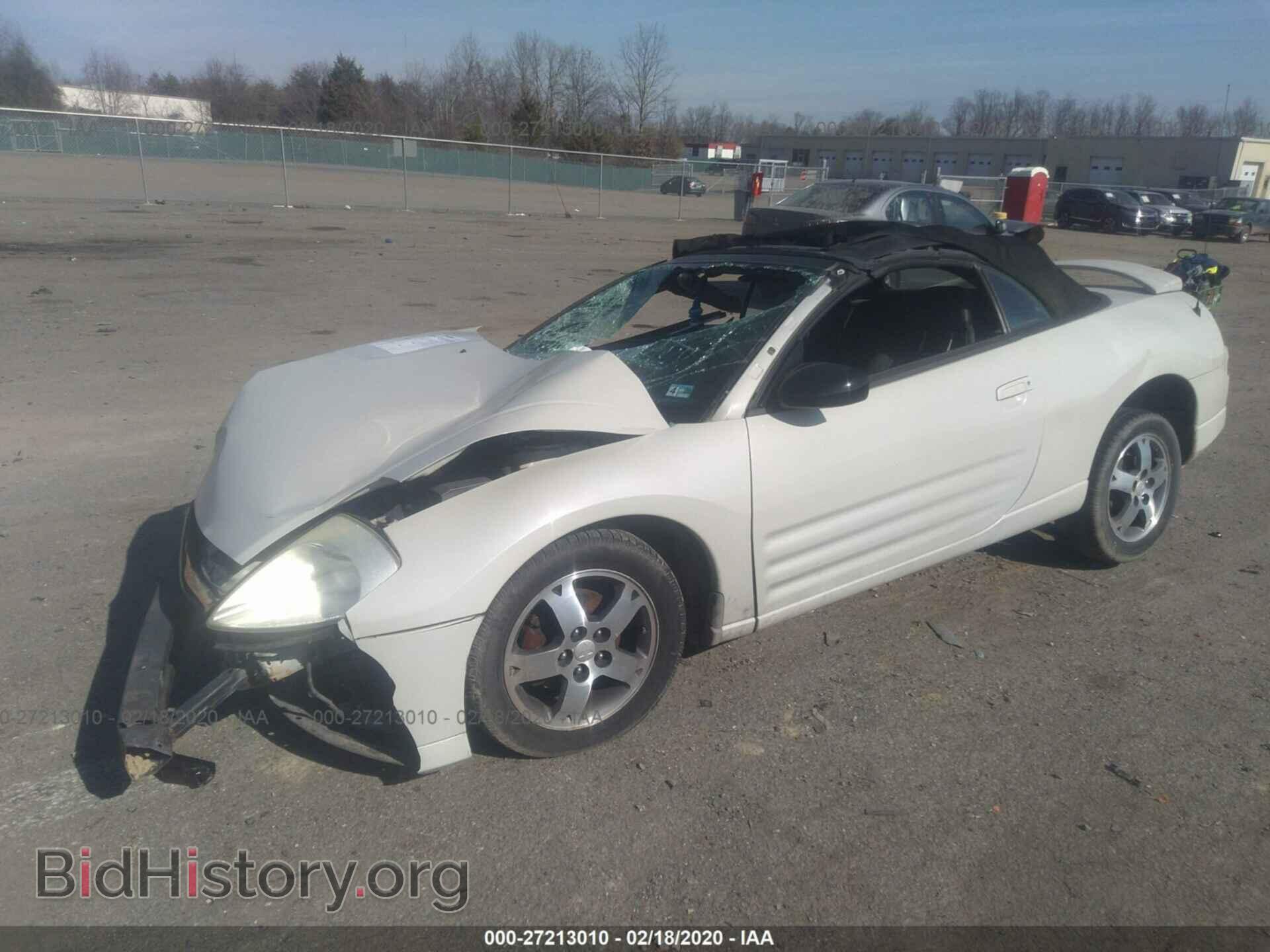 2003 MITSUBISHI ECLIPSE - VIN: 4A3AE45G83E210823 - Photo 2