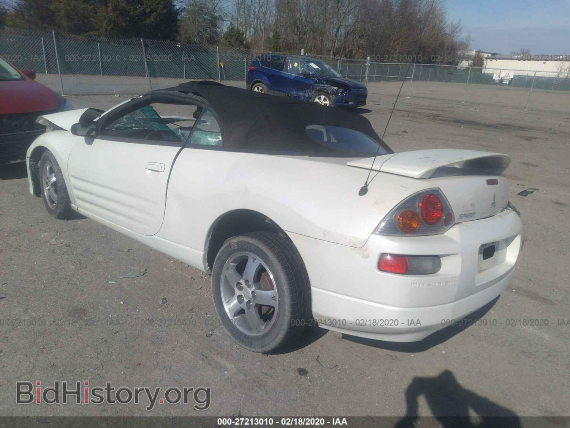 2003 MITSUBISHI ECLIPSE - VIN: 4A3AE45G83E210823 - Photo 3