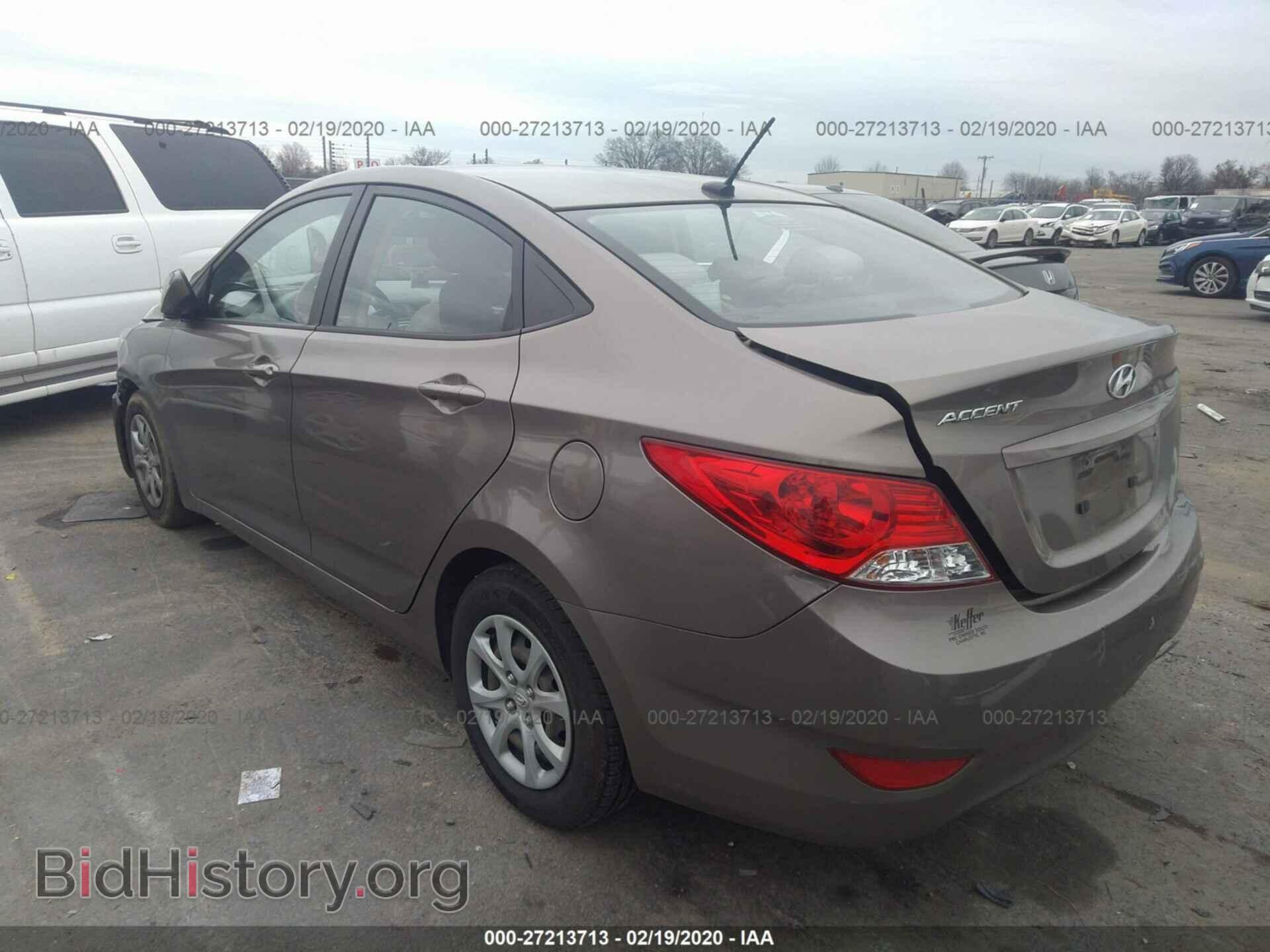 2014 HYUNDAI ACCENT - VIN: KMHCT4AE2EU732907 - Фото 3