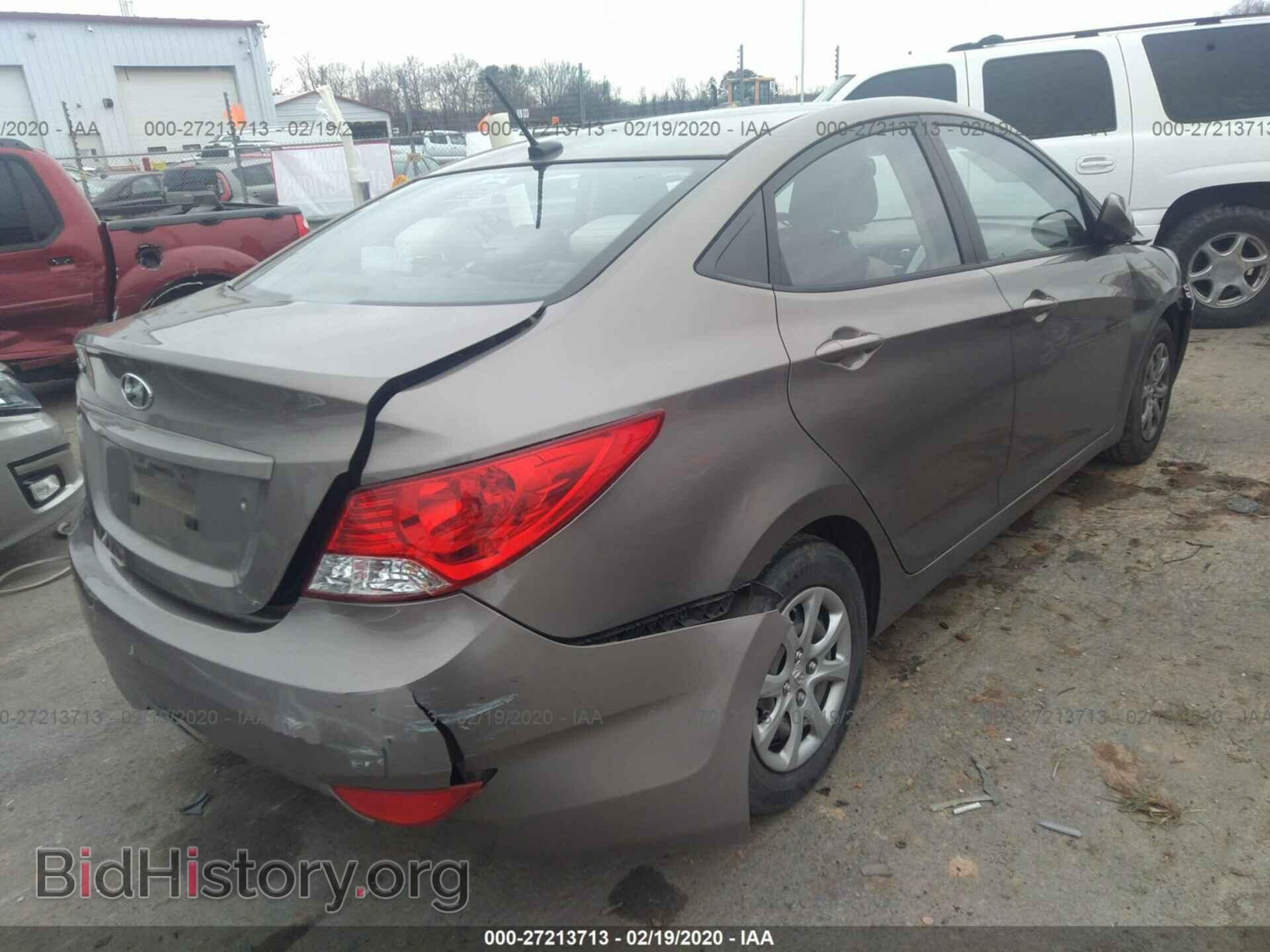 2014 HYUNDAI ACCENT - VIN: KMHCT4AE2EU732907 - Фото 4
