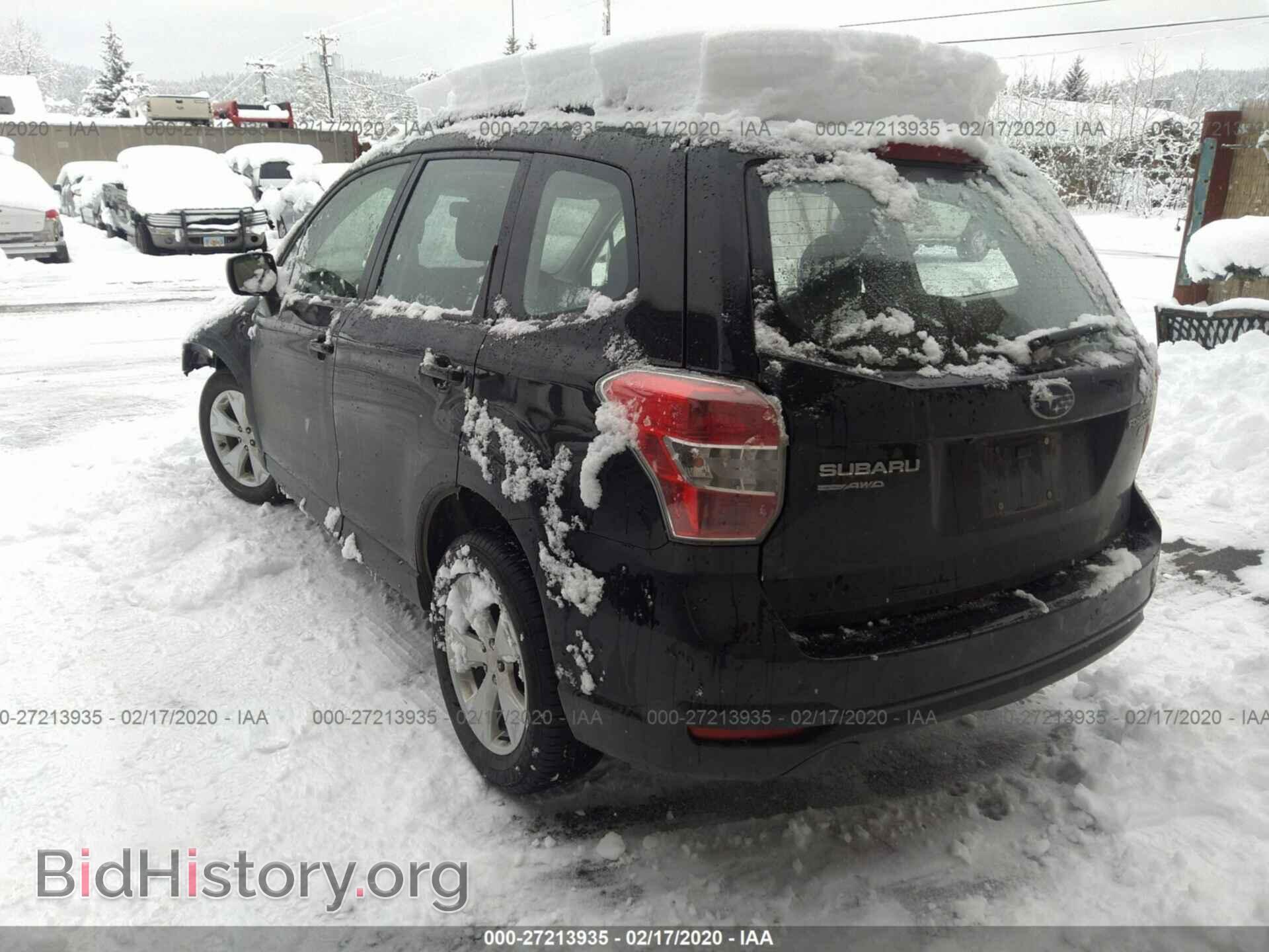 2016 SUBARU FORESTER - VIN: JF2SJABC1GH568743 - Фото 3