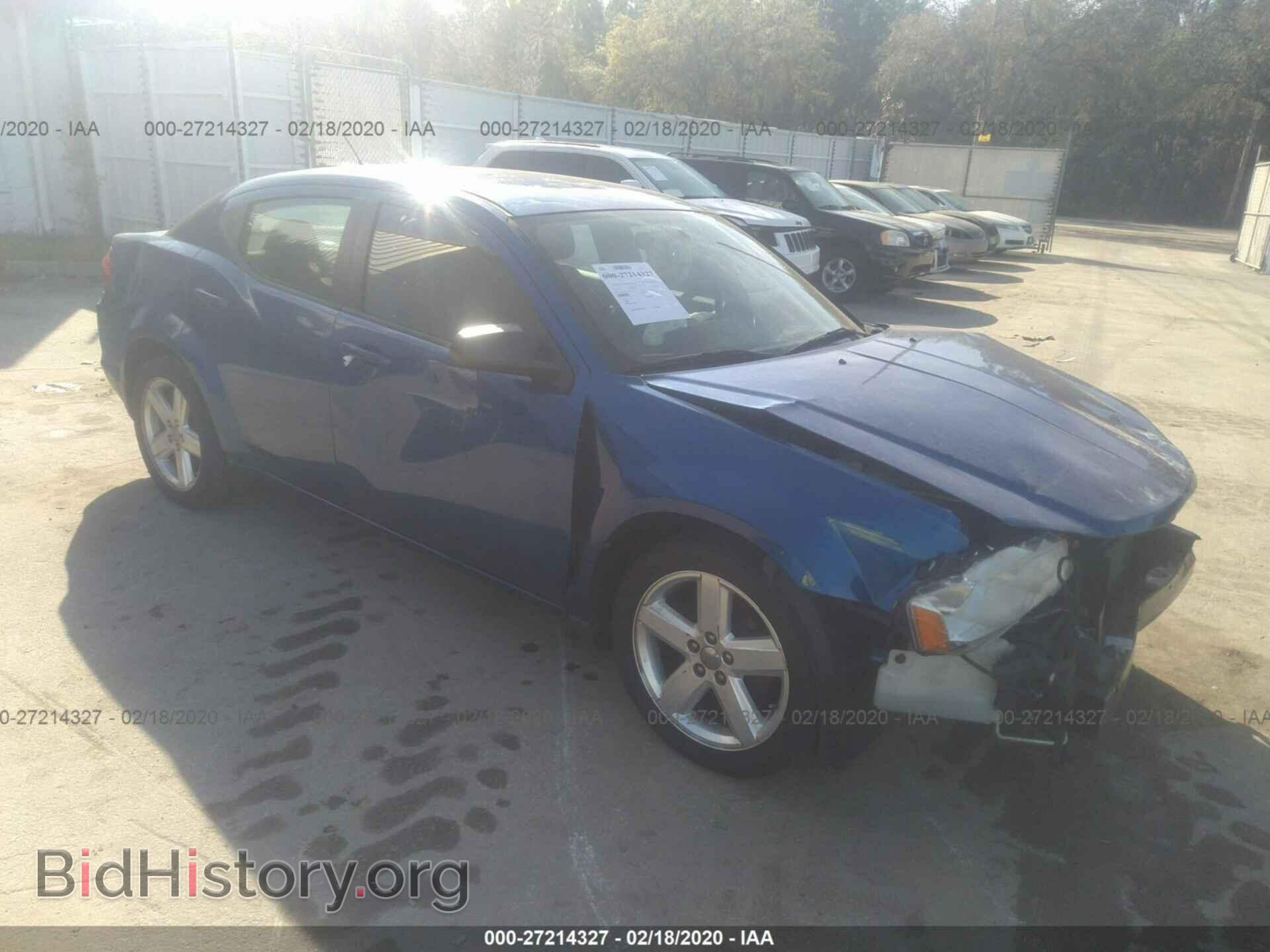 Photo 1C3CDZAB6DN665309 - DODGE AVENGER 2013