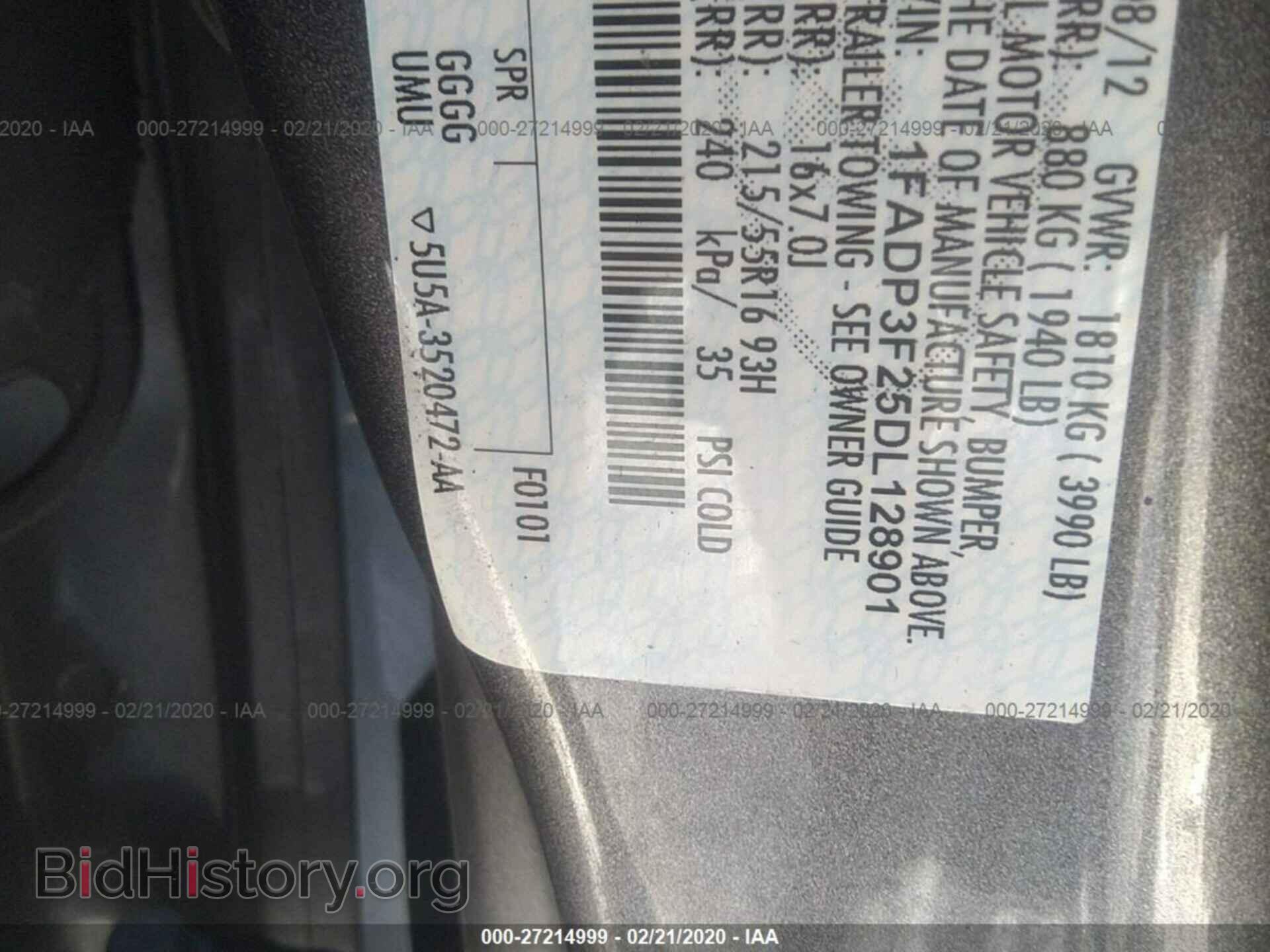 2013 FORD FOCUS - VIN: 1FADP3F25DL128901 - Photo 9