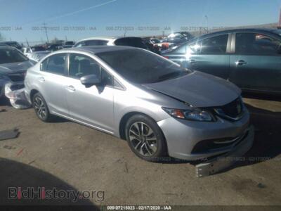 2014 Honda CIVIC EX, silver — VIN 19XFB2F8XEE046964, IAAI