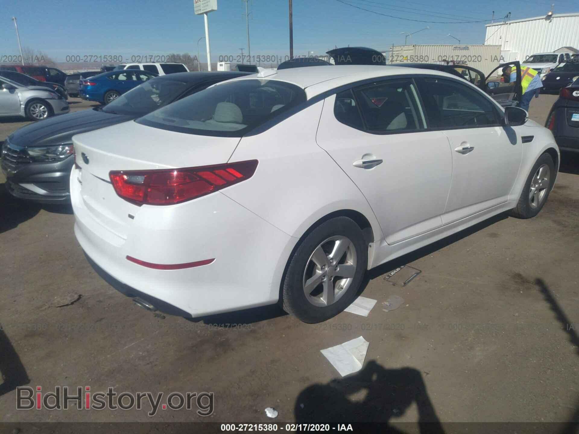 2015 KIA OPTIMA - VIN: KNAGM4A74F5634717 - Photo 4