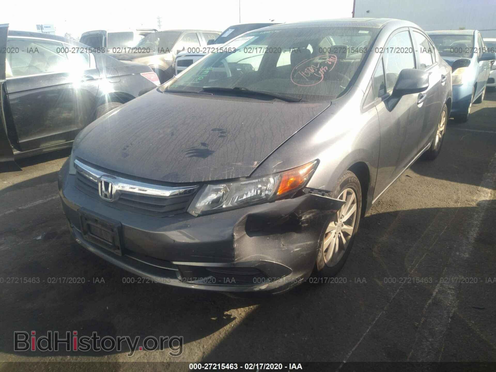 2012 HONDA CIVIC - VIN: 19XFB2F89CE351045 - Фото 2