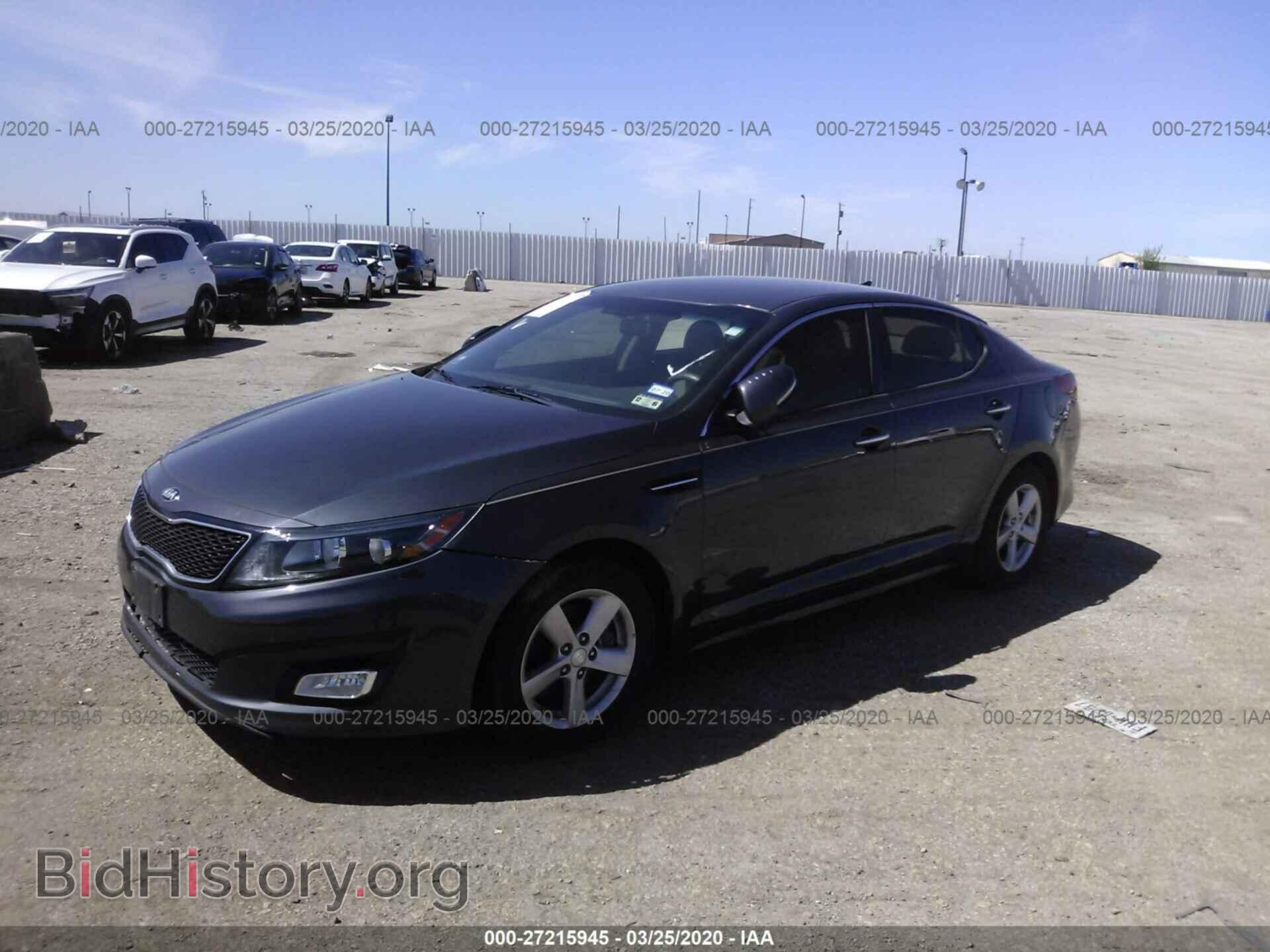 2015 KIA OPTIMA - VIN: 5XXGM4A71FG438572 - Фото 2