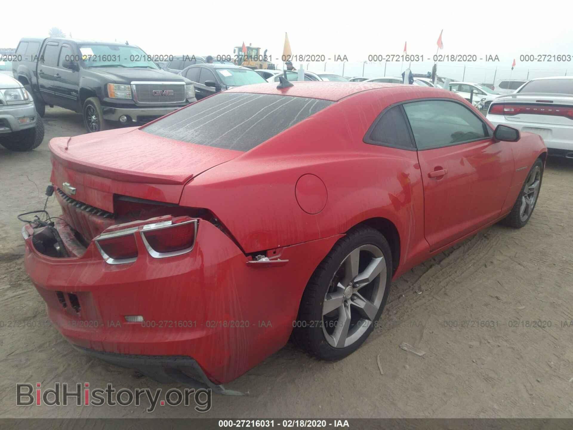 2013 CHEVROLET CAMARO - VIN: 2G1FA1E30D9180150 - Фото 4