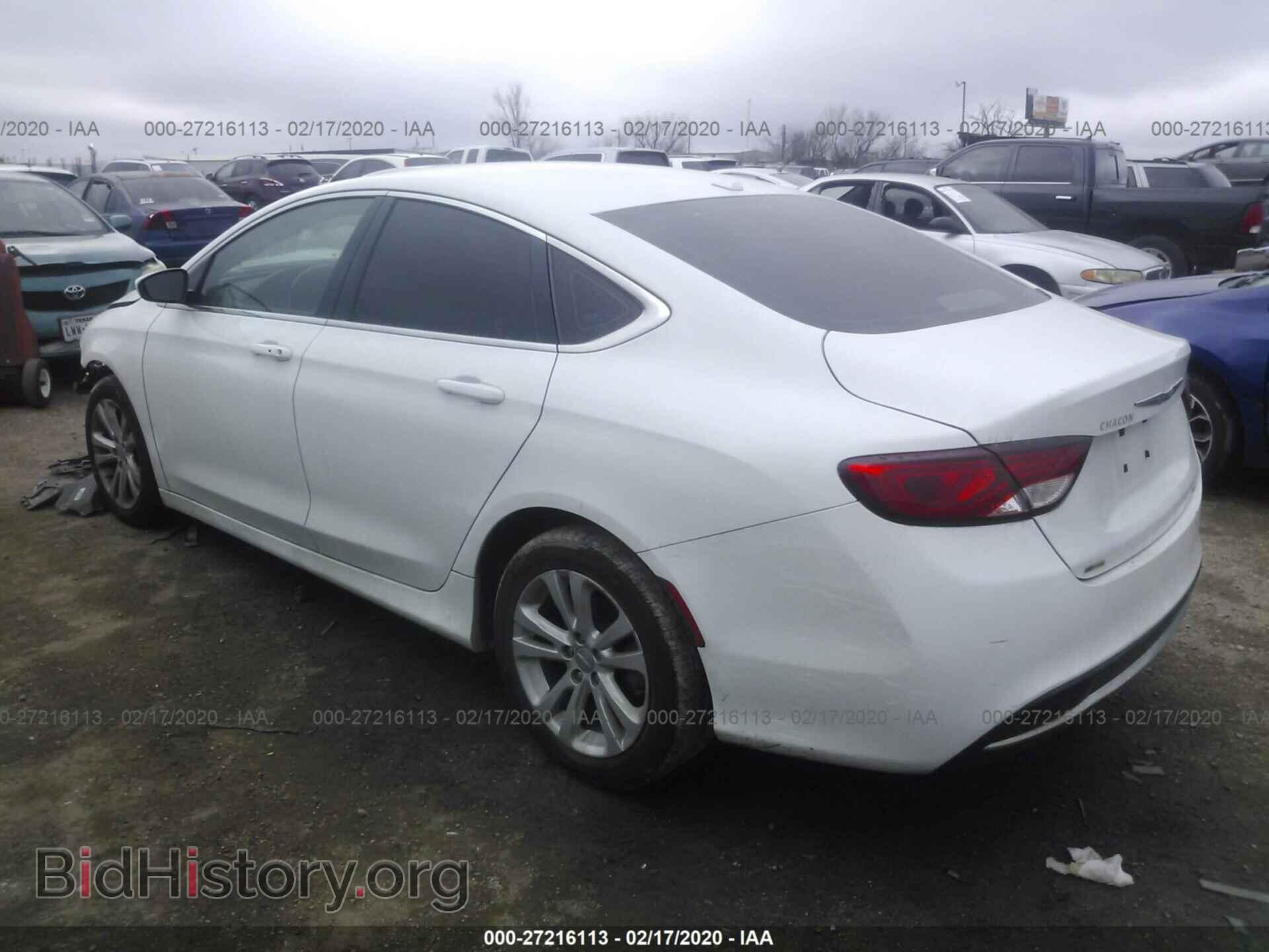 2015 CHRYSLER 200 - VIN: 1C3CCCAB3FN616619 - Photo 3