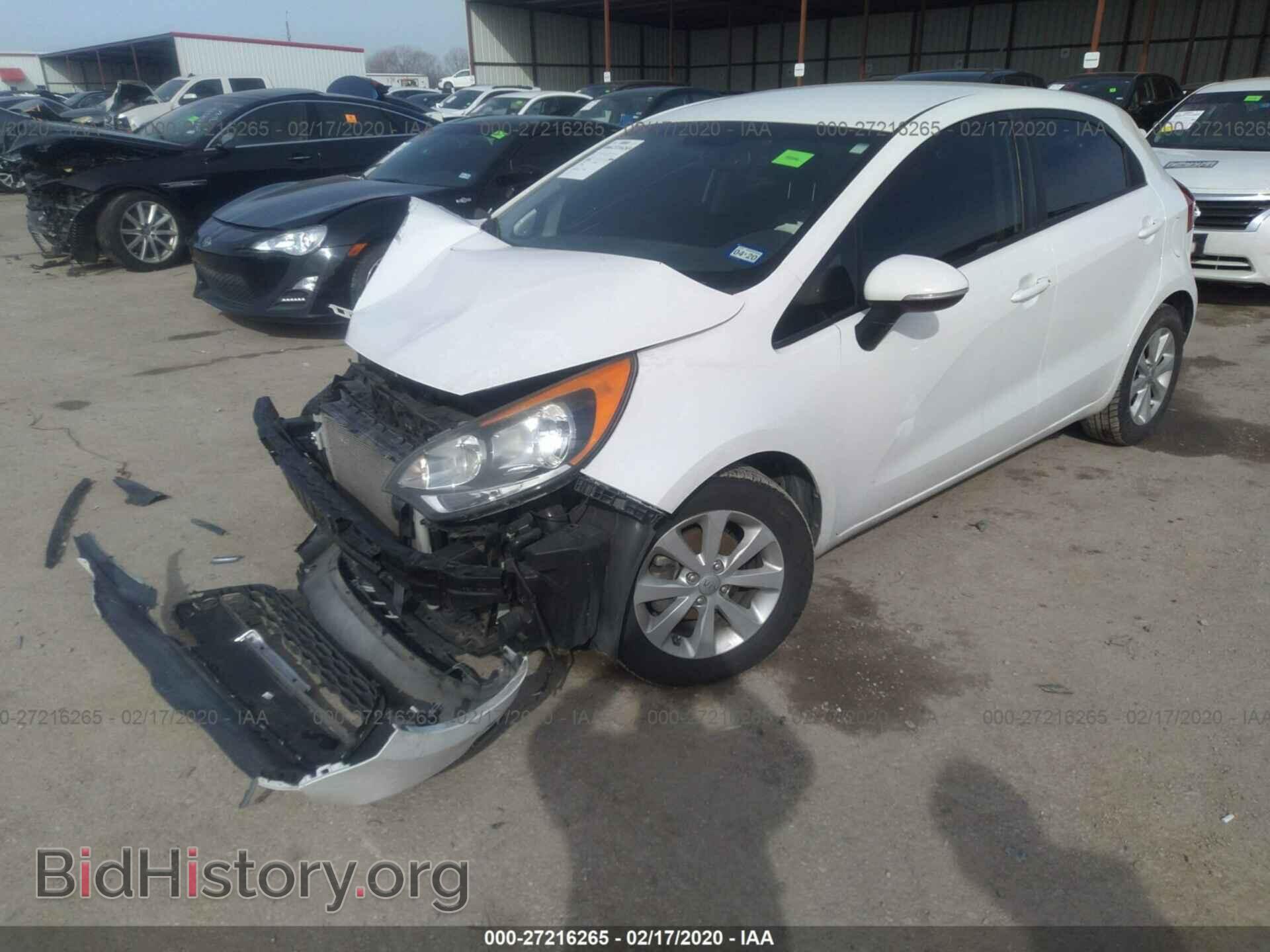 2013 KIA RIO - VIN: KNADN5A38D6177839 - Фото 2