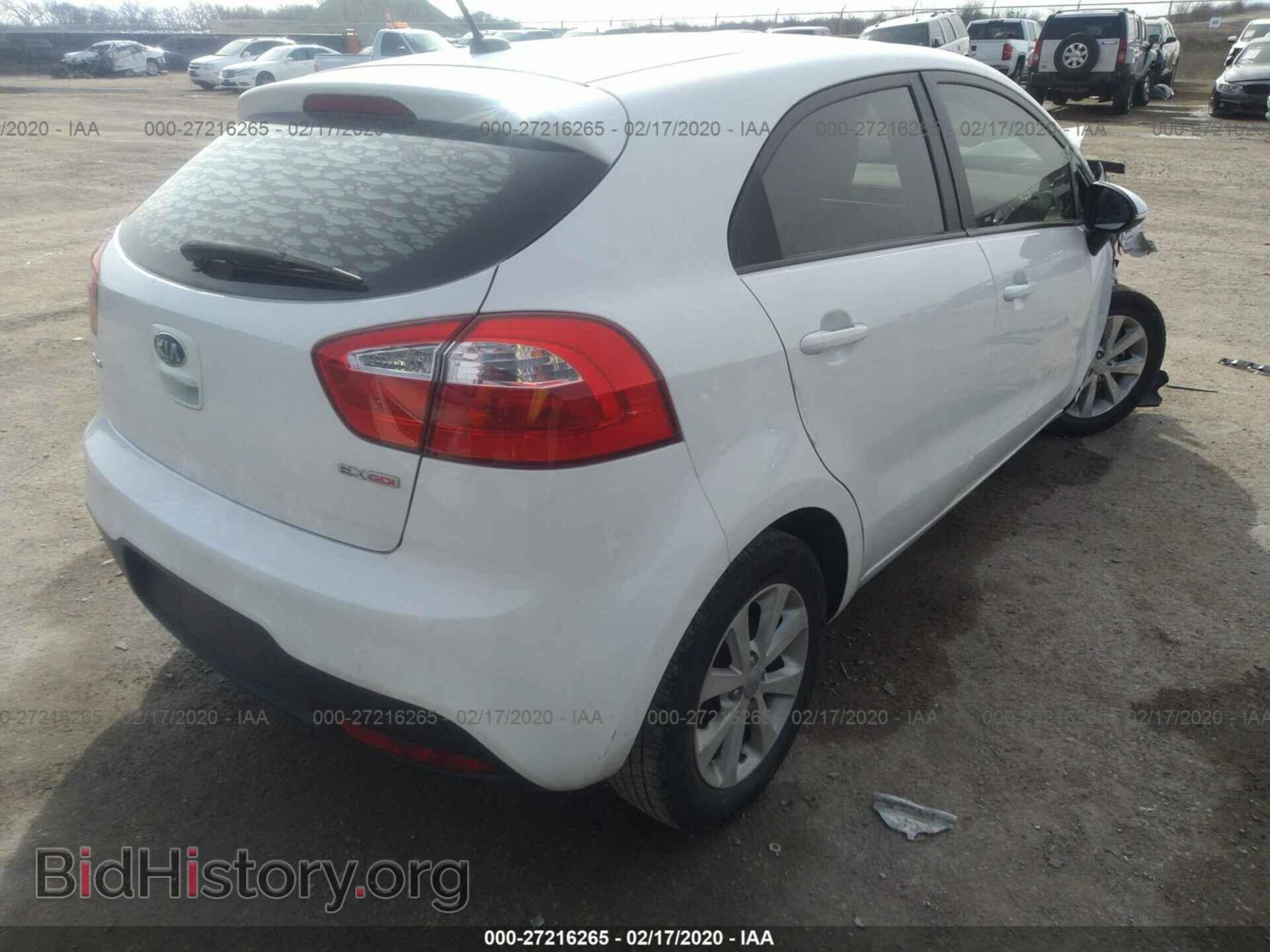 2013 KIA RIO - VIN: KNADN5A38D6177839 - Фото 4