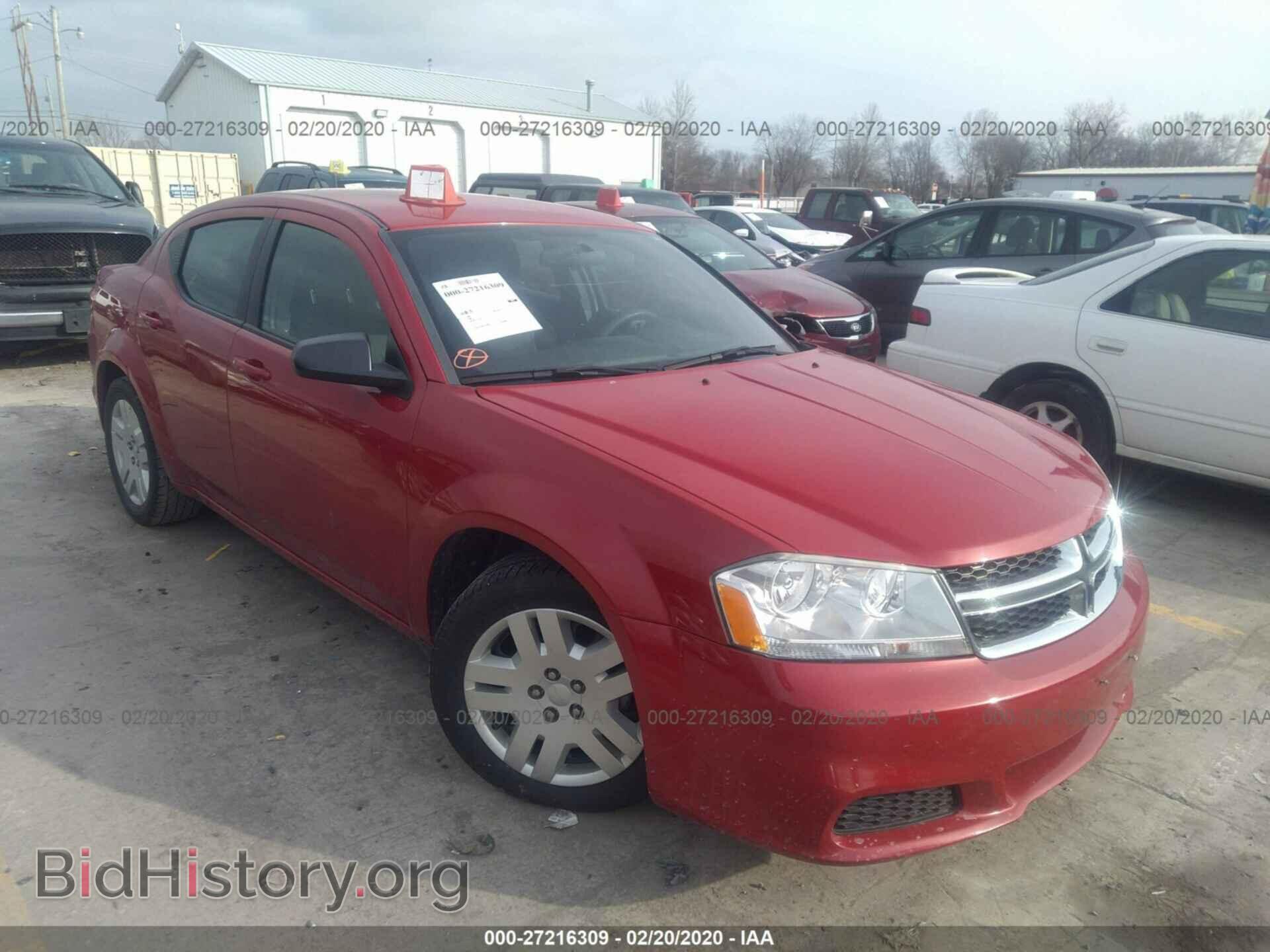 Фотография 1C3CDZAB2EN144072 - DODGE AVENGER 2014