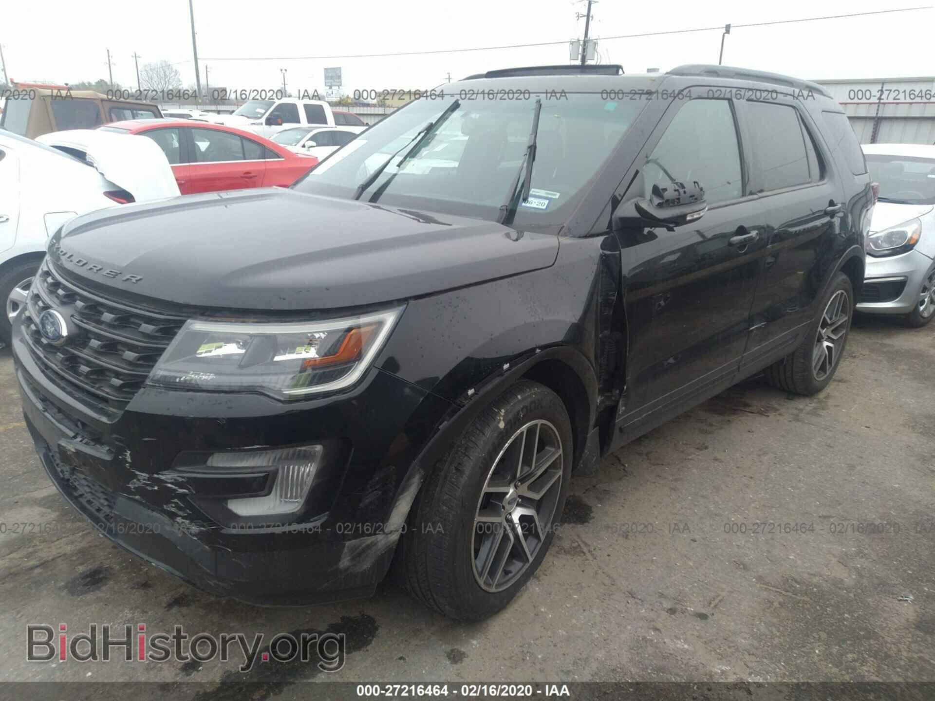 2016 FORD EXPLORER - VIN: 1FM5K8GT4GGD12544 - Фото 2