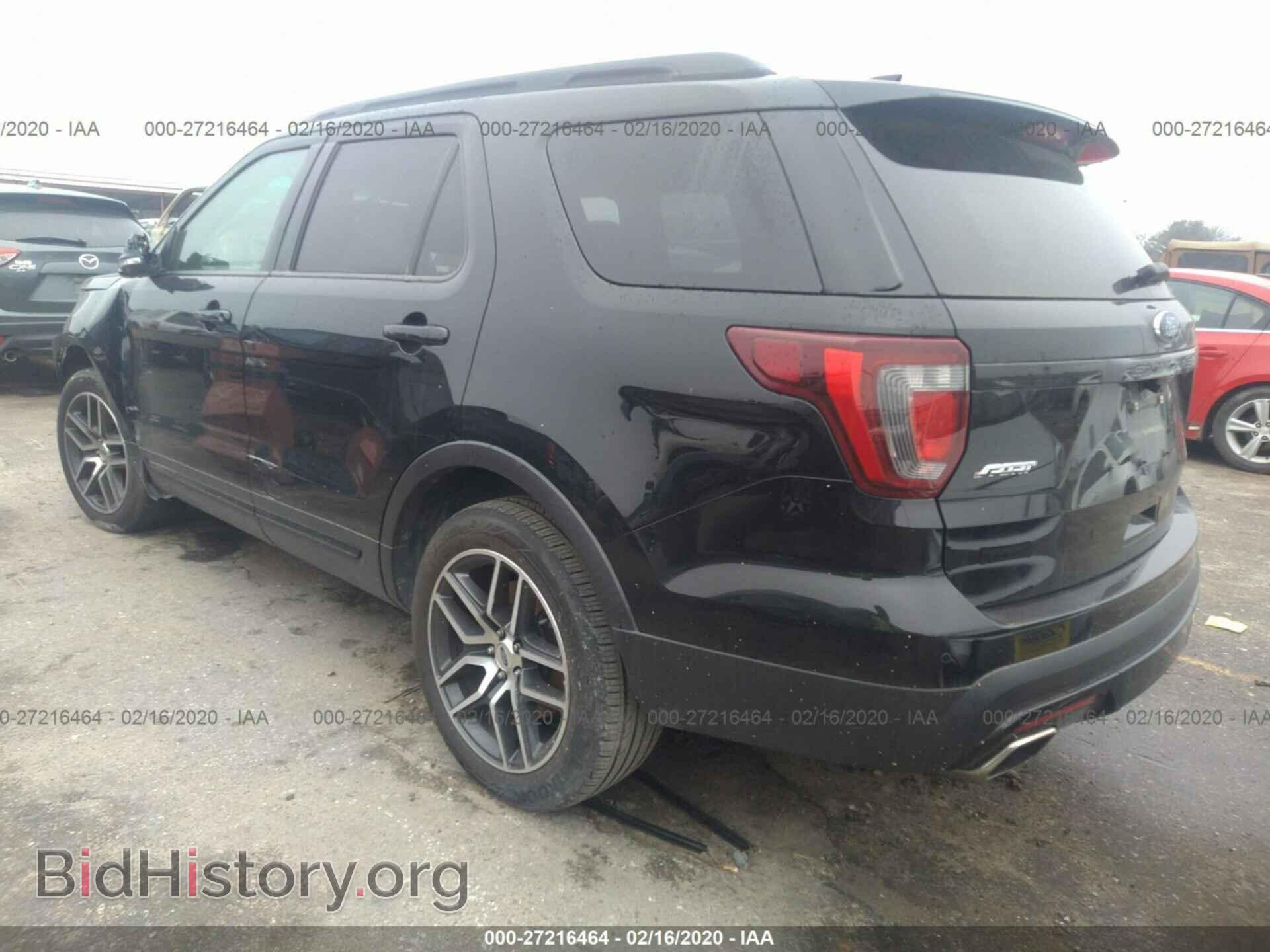 2016 FORD EXPLORER - VIN: 1FM5K8GT4GGD12544 - Фото 3