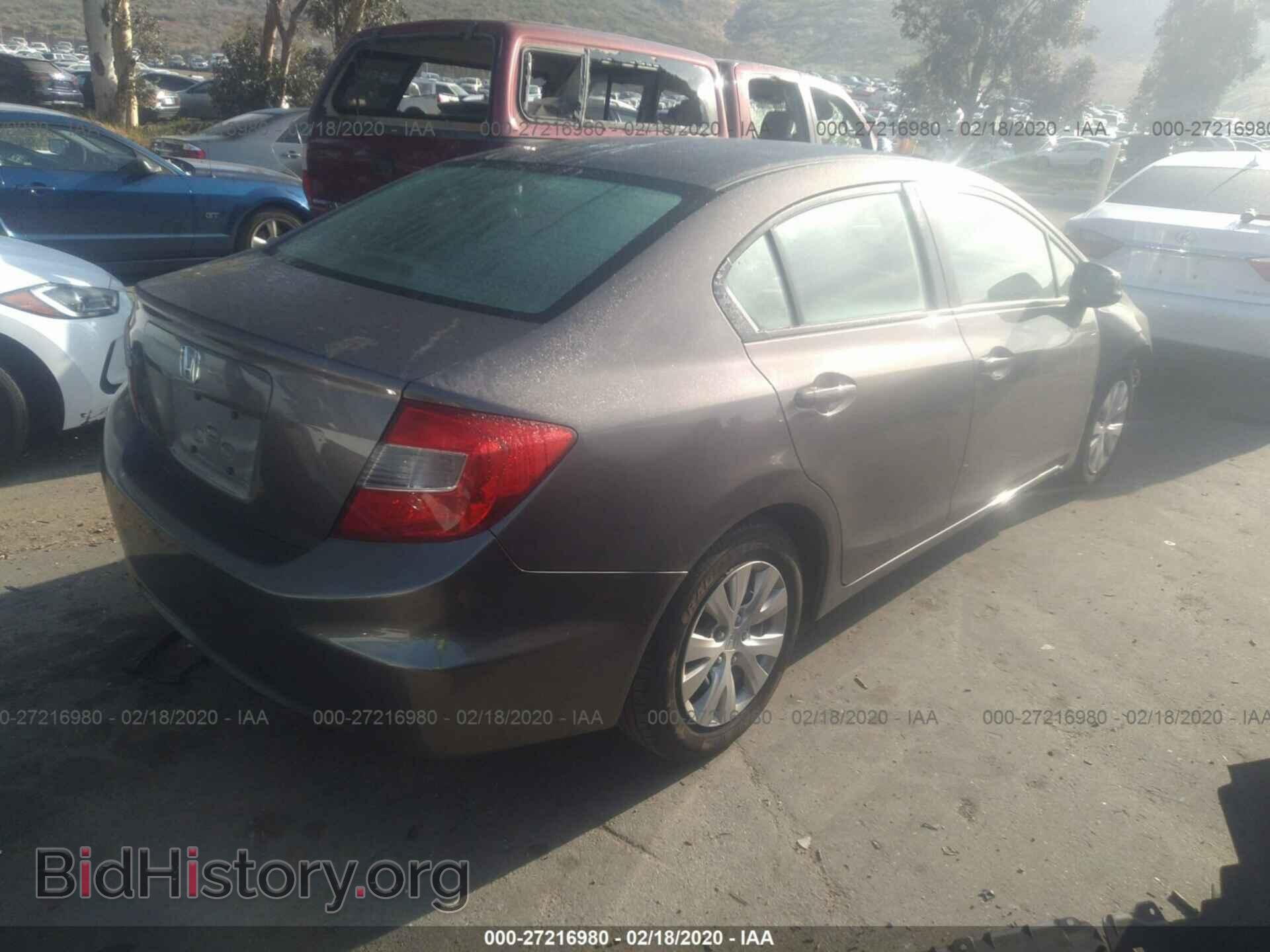2012 HONDA CIVIC - VIN: 19XFB2F59CE092448 - Фото 4