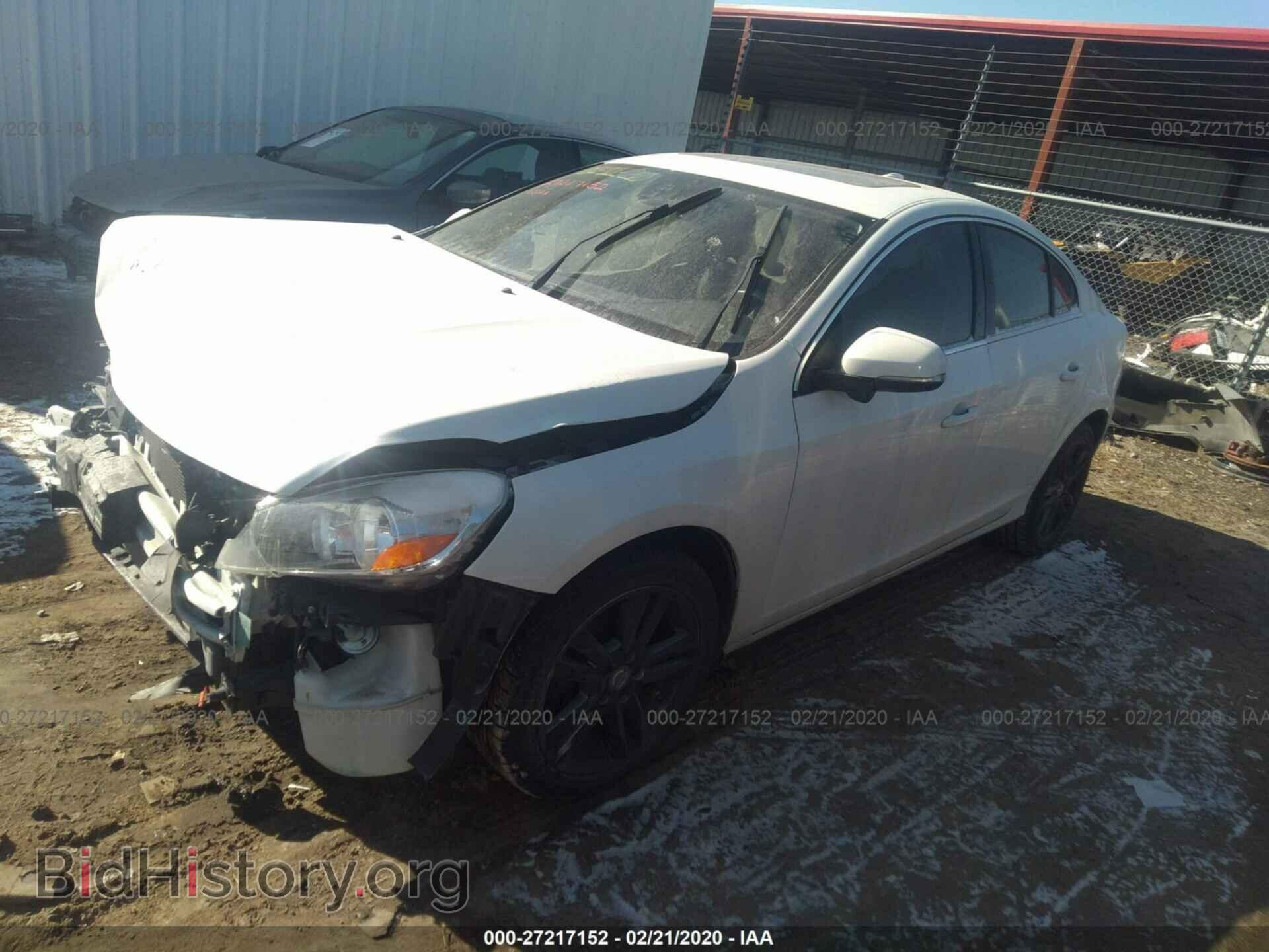 2013 VOLVO S60 - VIN: YV1612FS0D2232100 - Фото 2