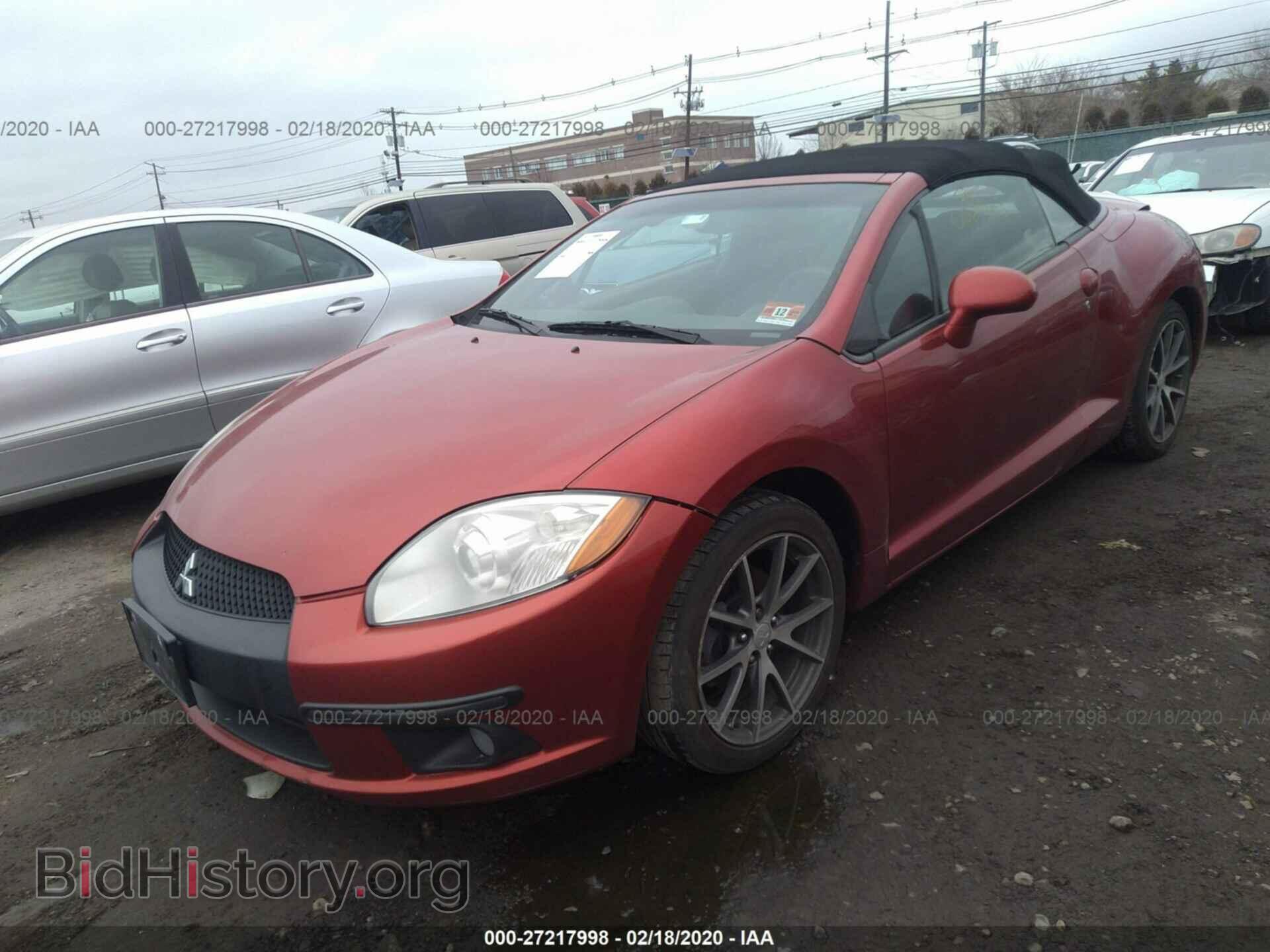 2011 MITSUBISHI ECLIPSE - VIN: 4A37L5EF4BE002563 - Фото 2