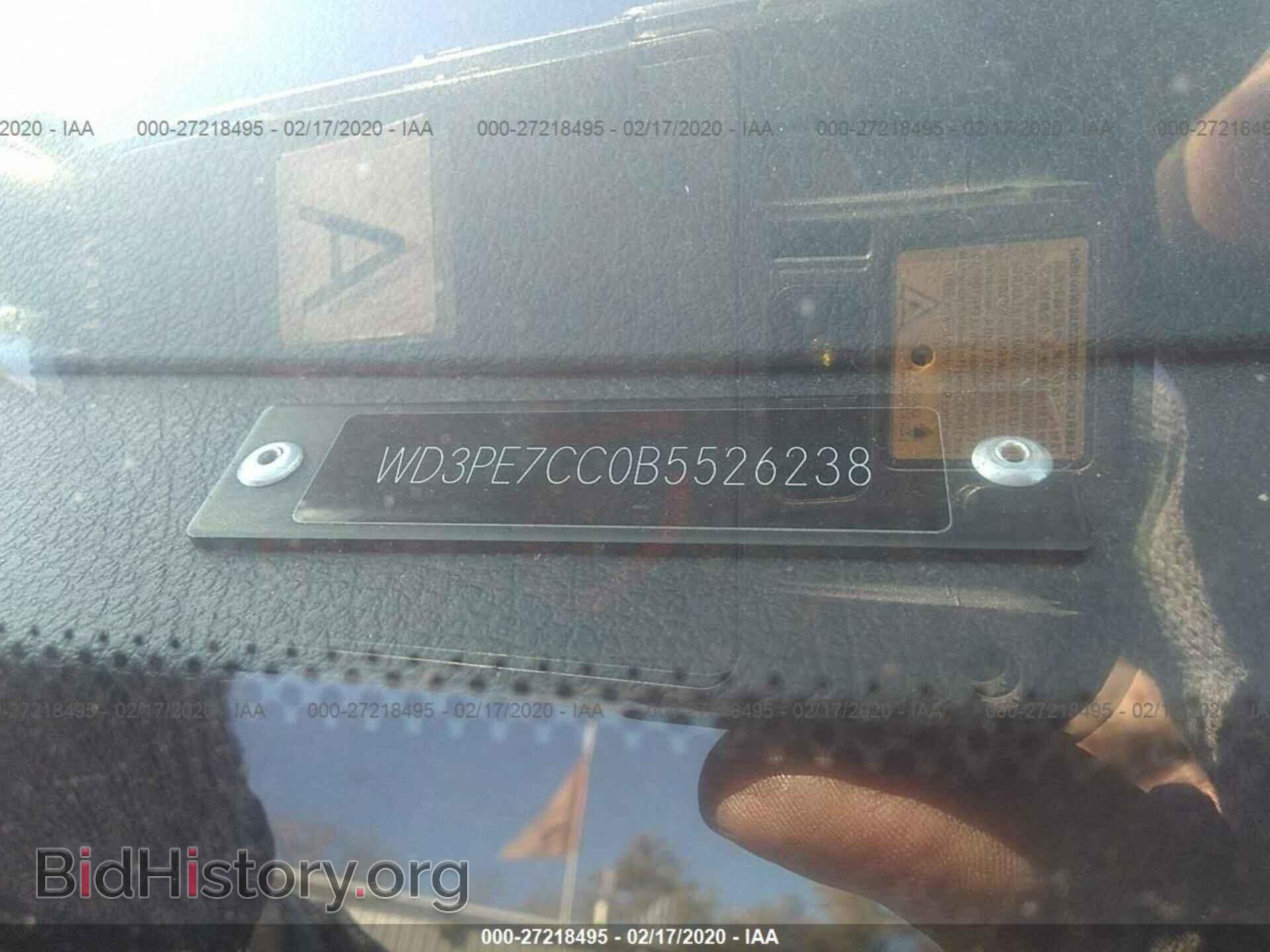 2011 MERCEDES-BENZ SPRINTER - VIN: WD3PE7CC0B5526238 - Фото 9
