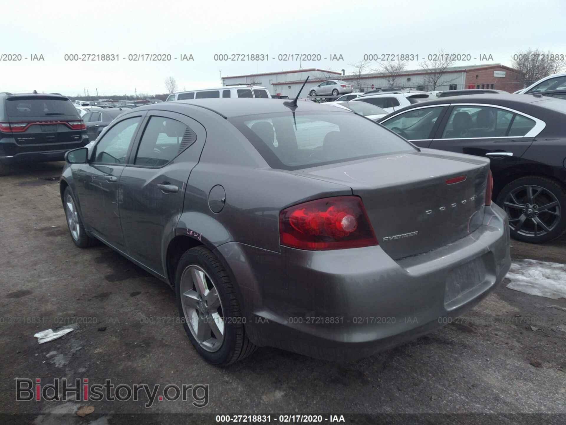2013 DODGE AVENGER - VIN: 1C3CDZCB5DN552741 - Фото 3
