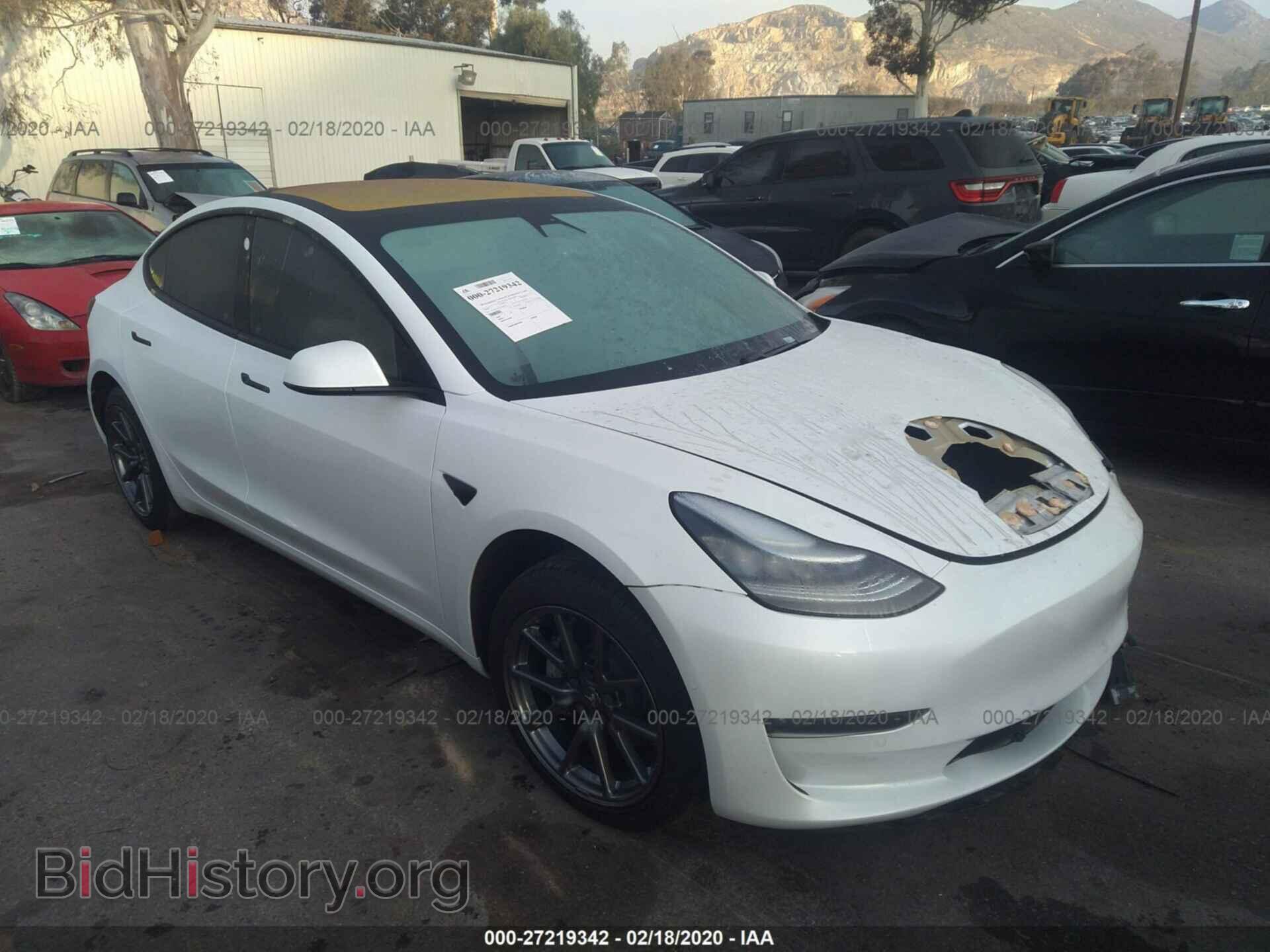 Photo 5YJ3E1EAXJF168818 - TESLA MODEL 3 2018