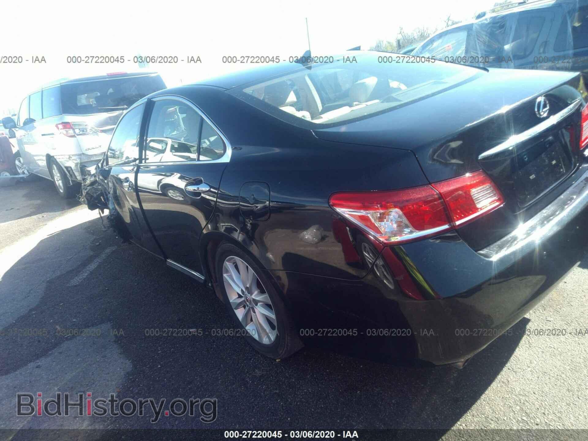 2011 LEXUS ES - VIN: JTHBK1EG0B2427330 - Фото 3