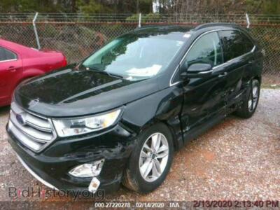 2016 Ford EDGE SEL, black — VIN 2FMPK3J91GBB70606, IAAI