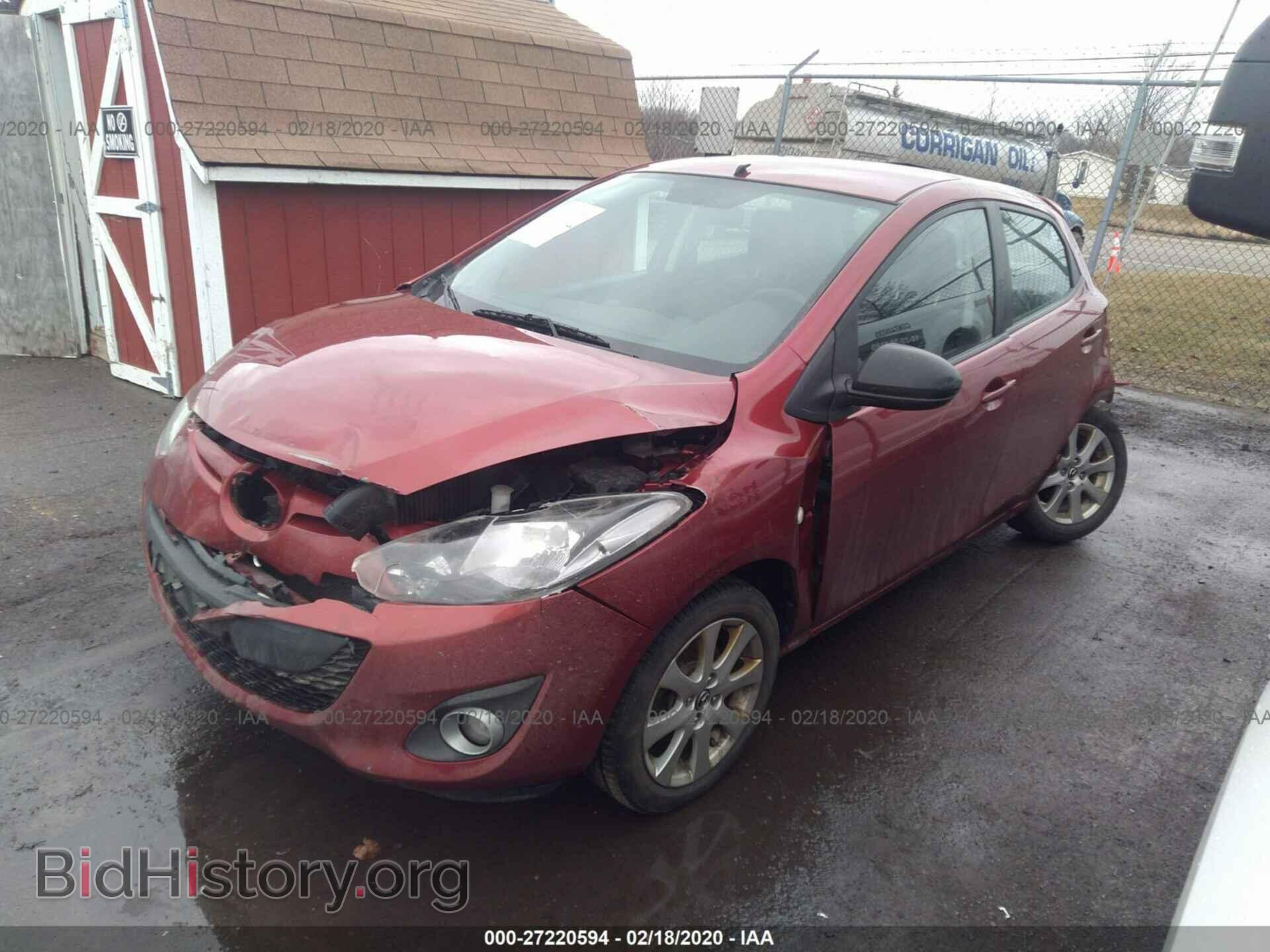 2014 MAZDA MAZDA2 - VIN: JM1DE1LY6E0174060 - Фото 2